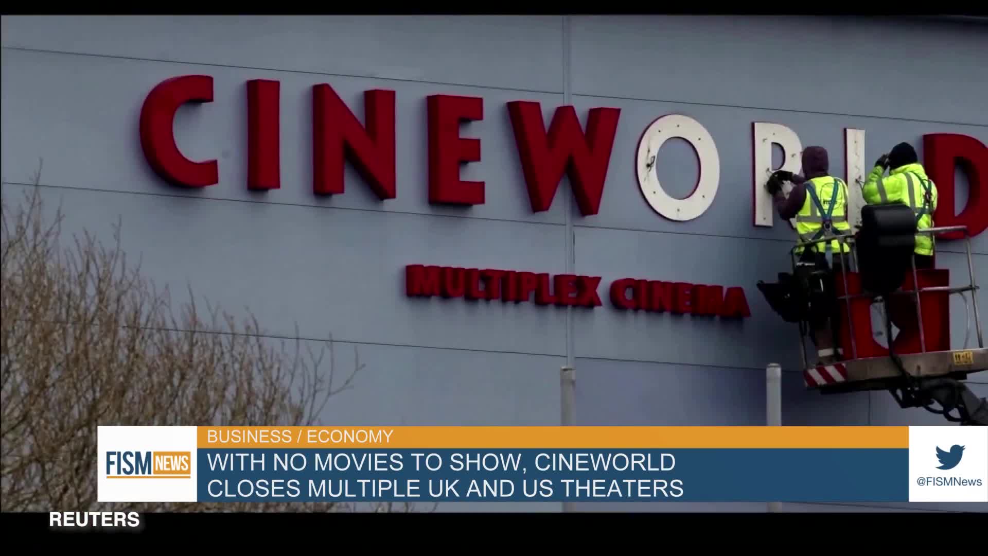 With No Movies To Show, Cineworld Closes Multiple UK and US Theaters