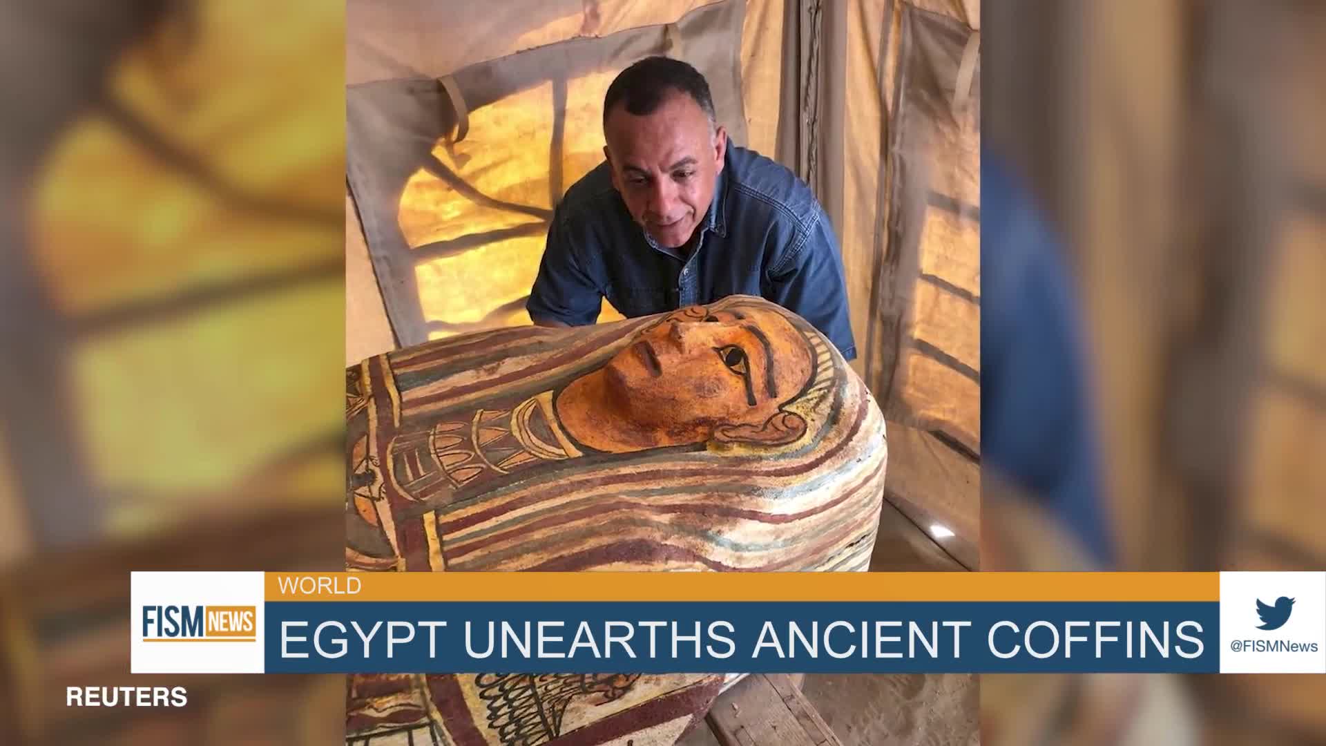 Egypt Unearths Ancient Coffins