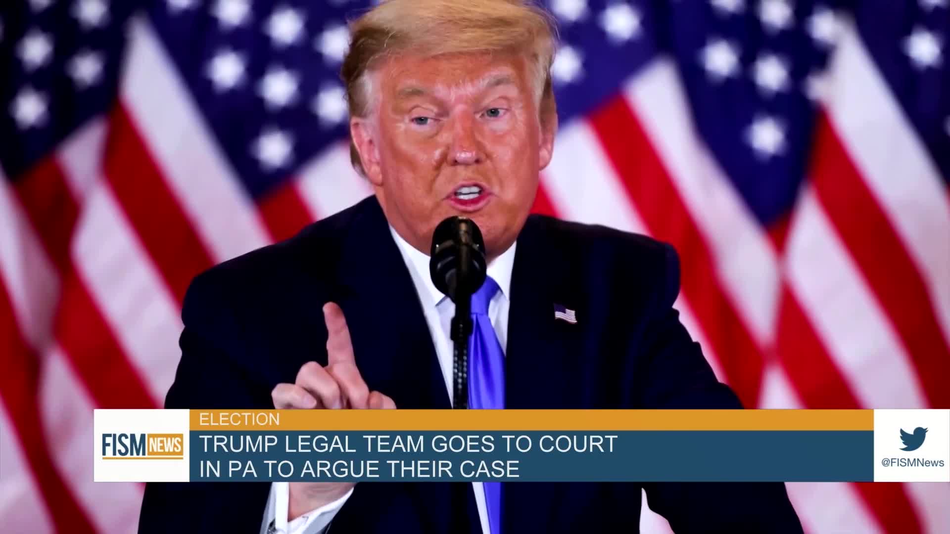 Trump Legal Team Goes To Court In PA To Argue Their Case