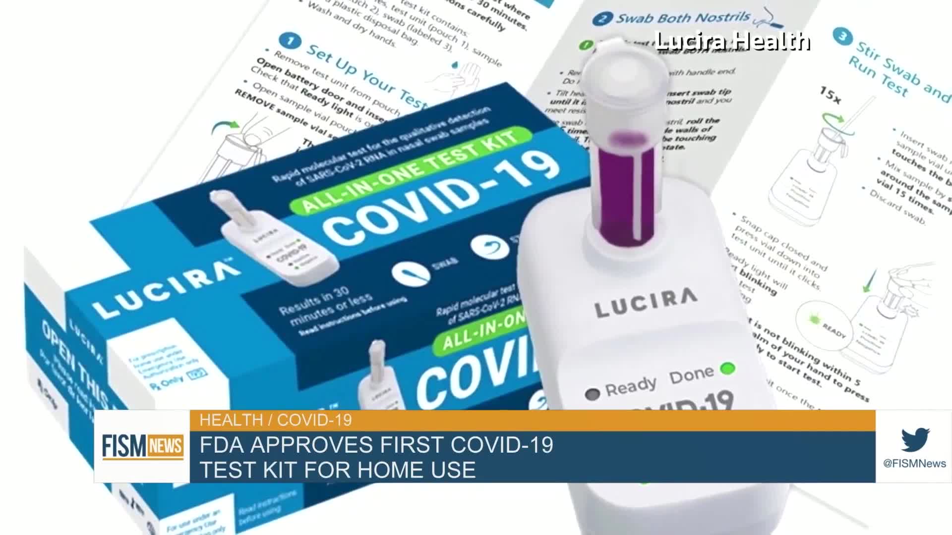 FDA Approves First COVID-19 Test Kit For Home Use