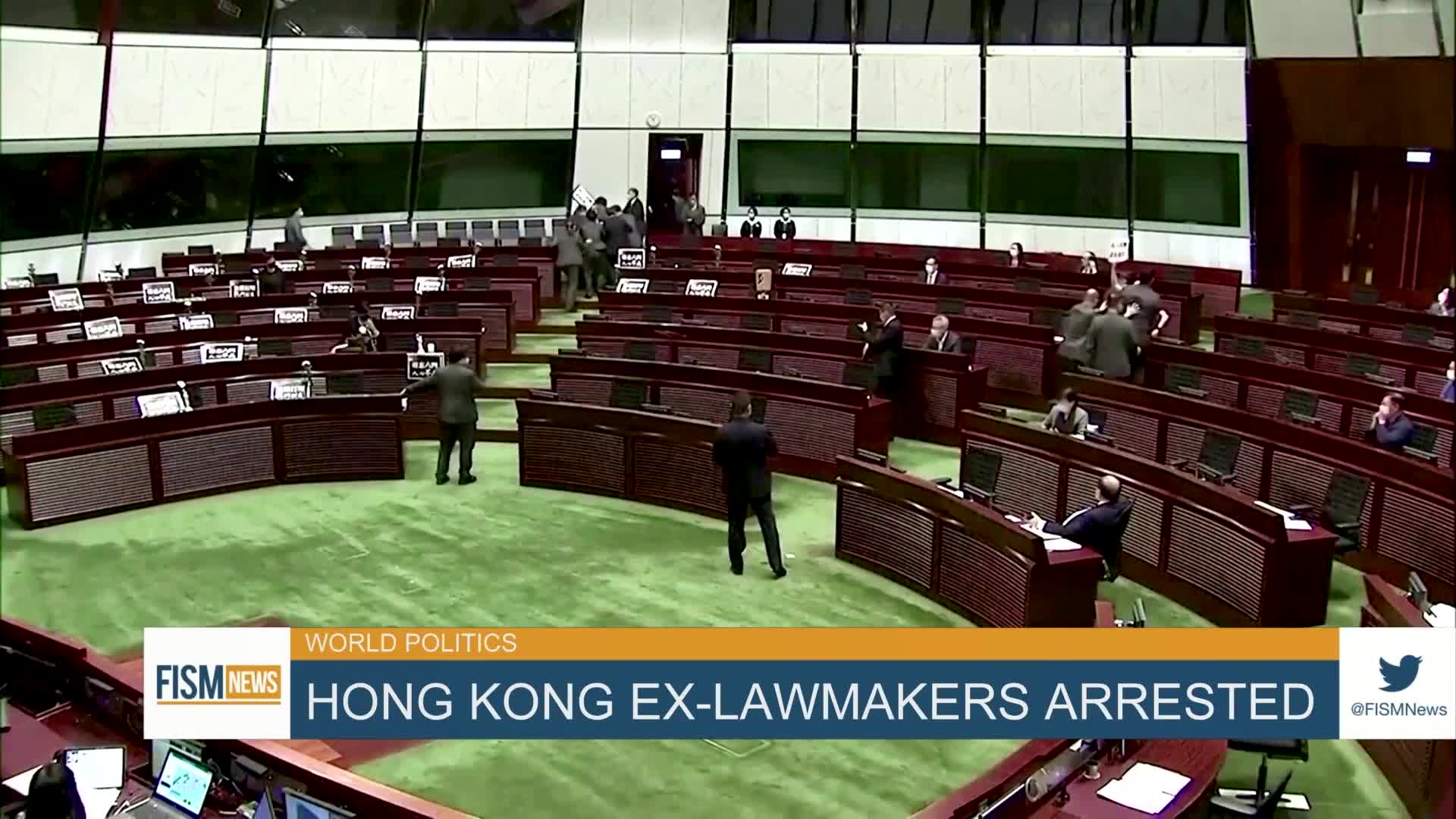 Hong Kong Ex-Lawmakers Arrested