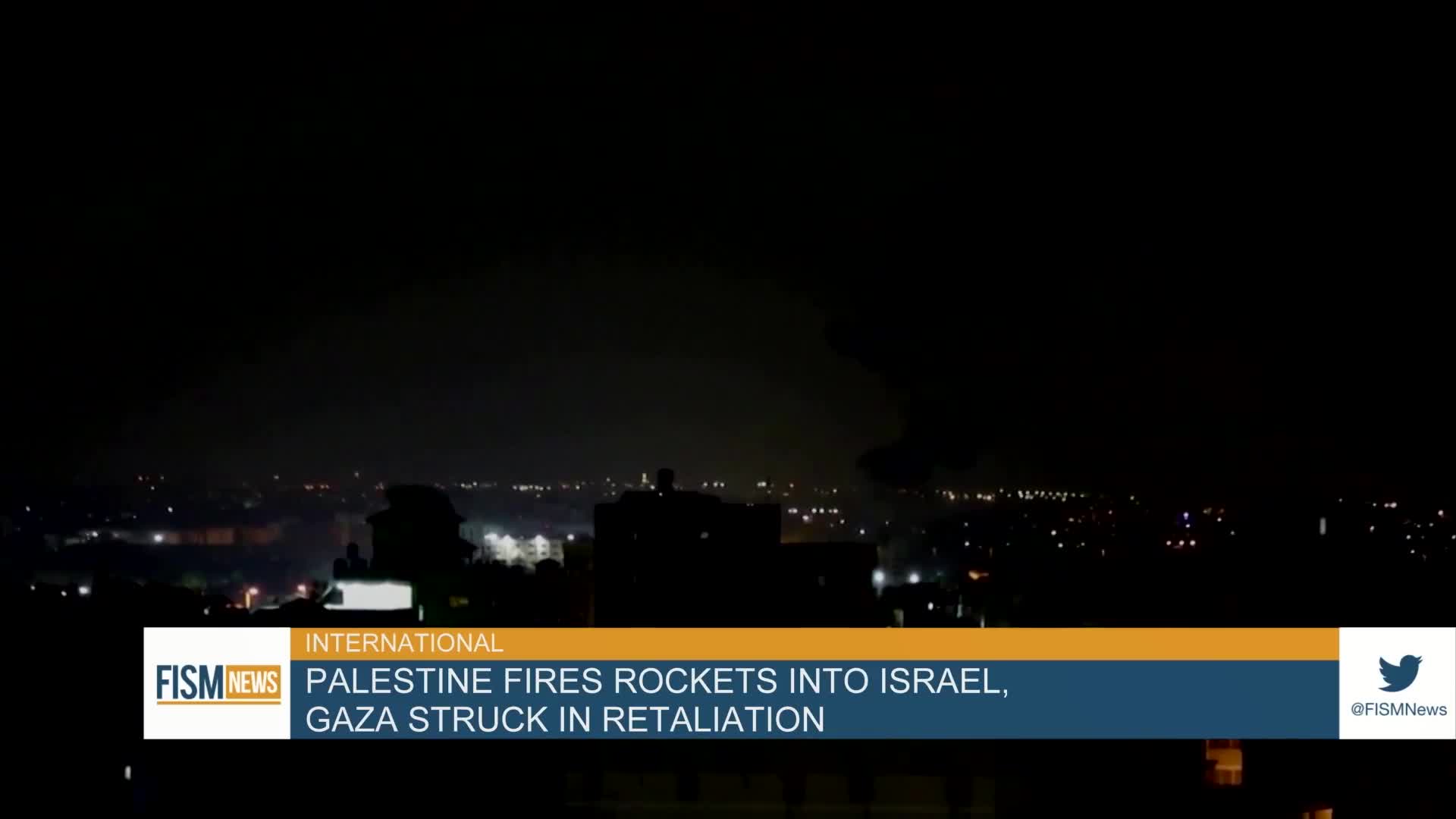 Palestine Fires Rockets Into Israel, Gaza Struck In Retaliation