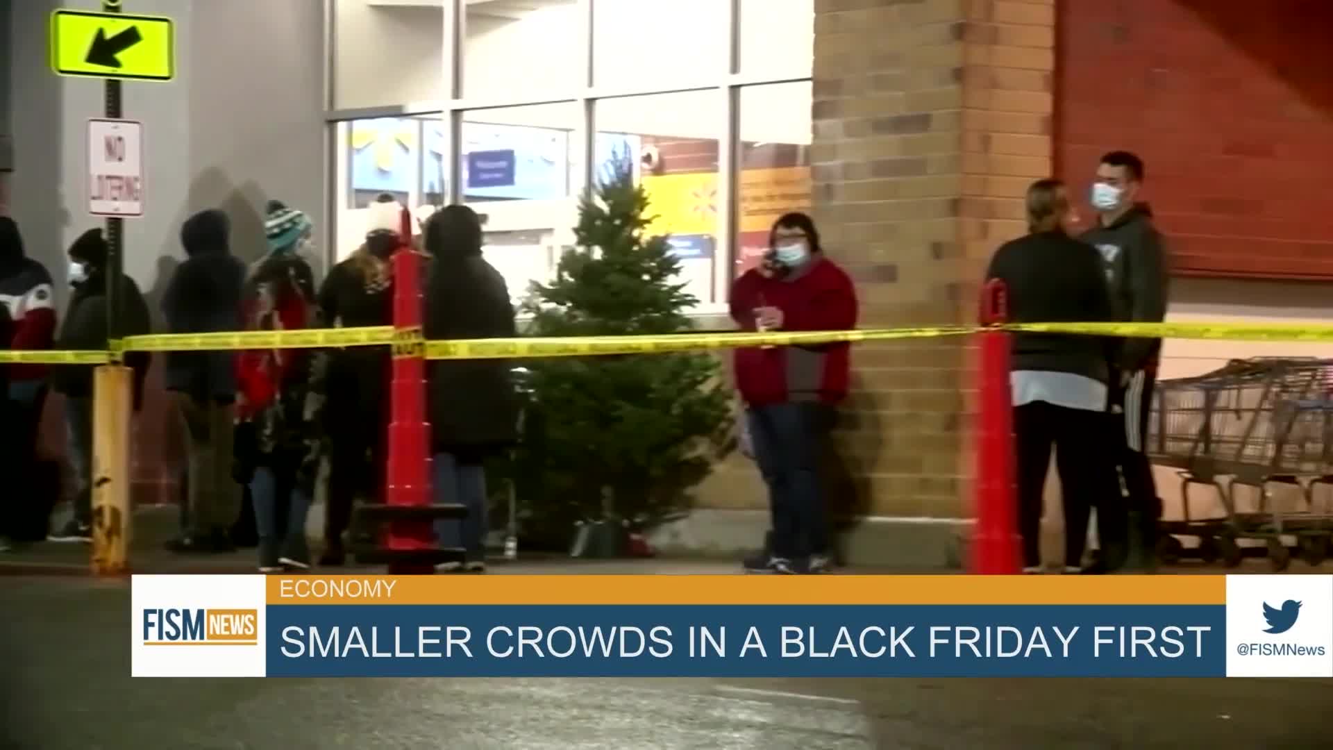 Smaller Crowds In A Black Friday First