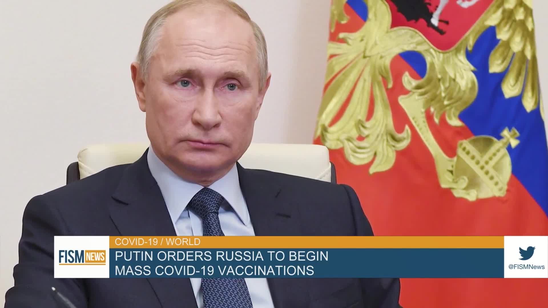 Putin Orders Russia To Begin Mass COVID-19 Vaccinations