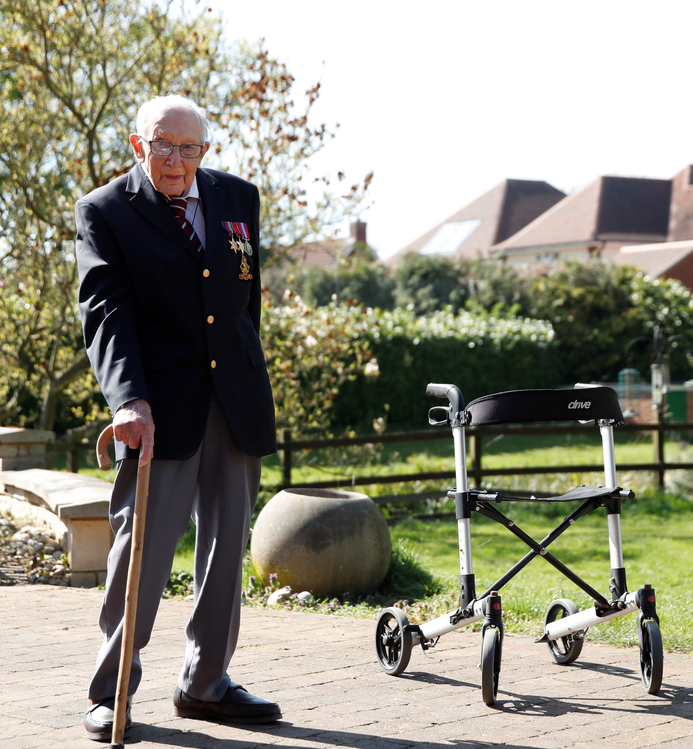 99 Year Old Veteran Raises $16 Million For Healthcare Workers Fighting Coronavirus