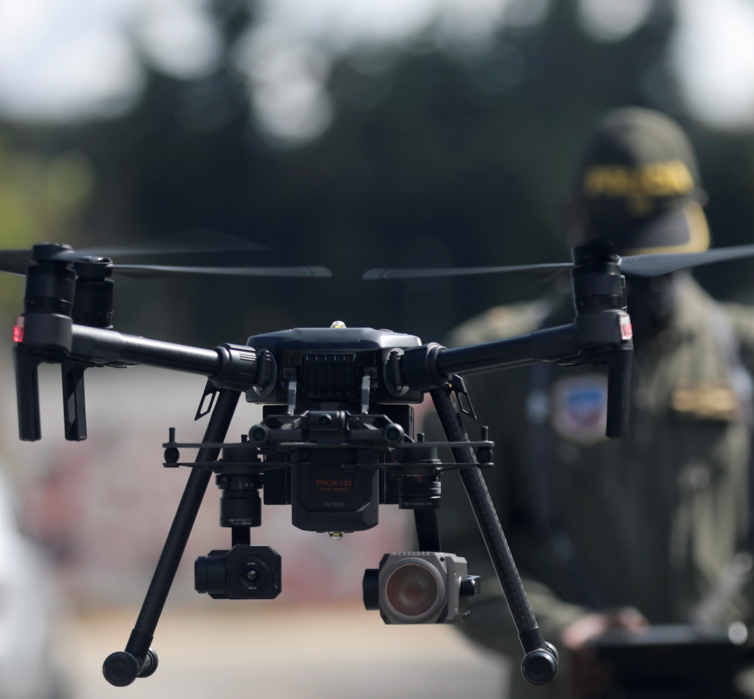 Colombian Police Use Drones To Detect High Body Temperatures