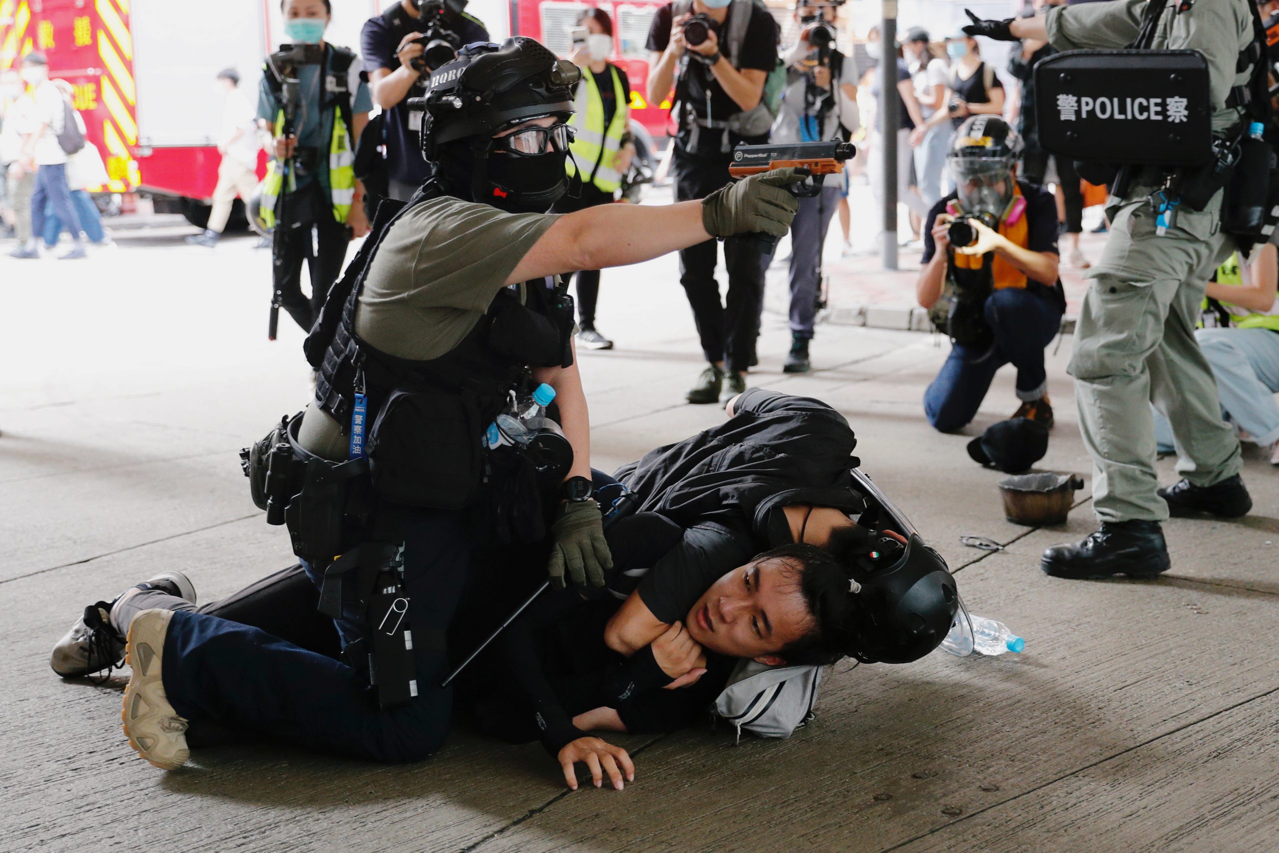 Hong Kong Police Arrest More Than 300 Protesting China’s New Security Law