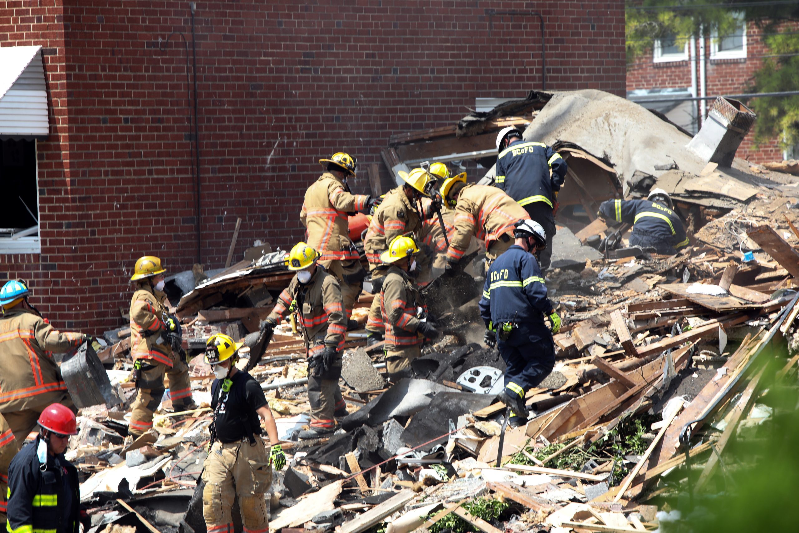 Suspected Gas Explosion Destroys Baltimore Homes, Leaving One Dead And Children Trapped