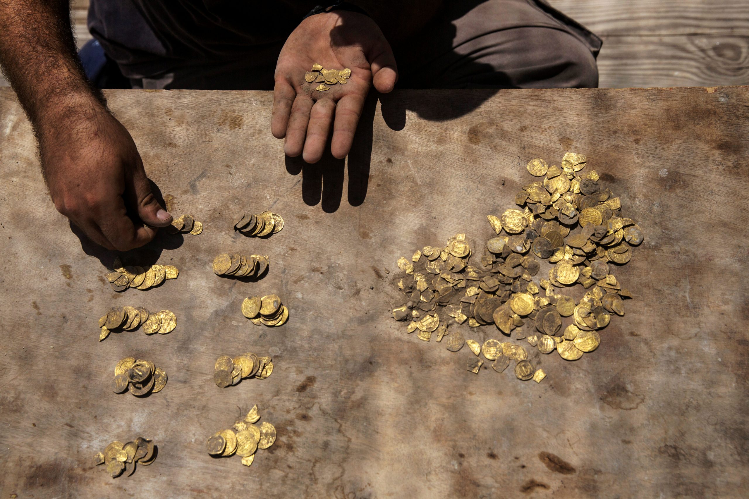 A Stash Of 1,000-Year-Old Gold Coins Unearthed In Israel