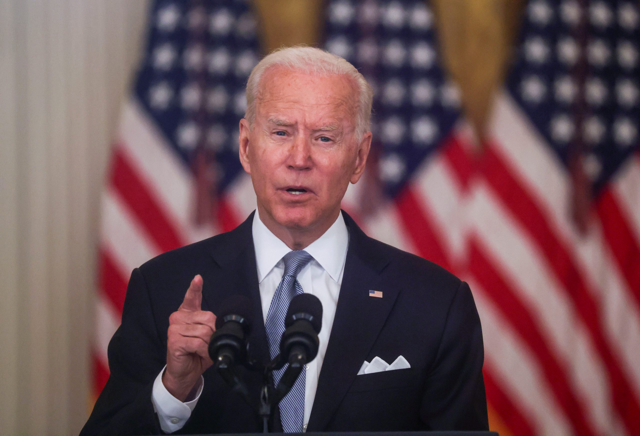 Biden Defends Himself, Shifts Blame in Afghanistan Press Conference