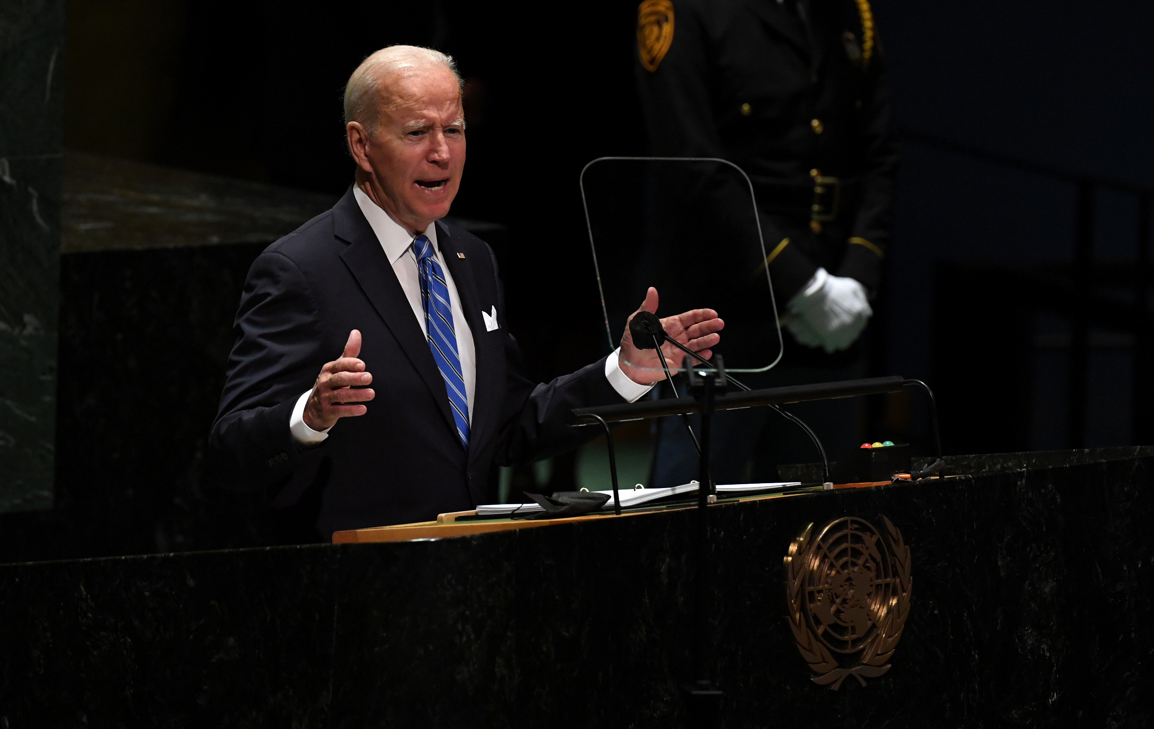 Biden’s Calls For Peace, Cooperation in First Speech to UN 