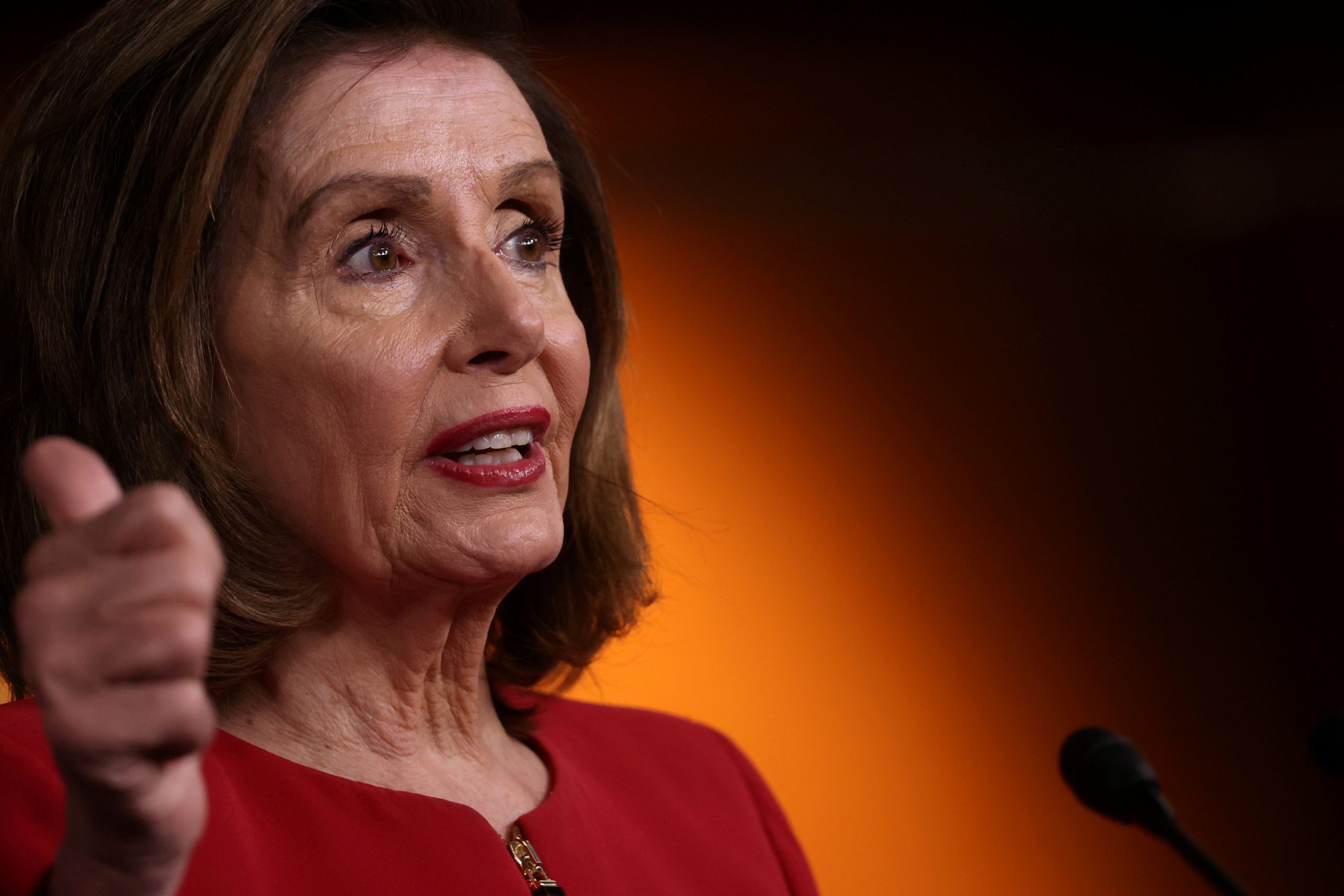 Pelosi meets with Congressional Dems to cement party agenda on infrastructure bills