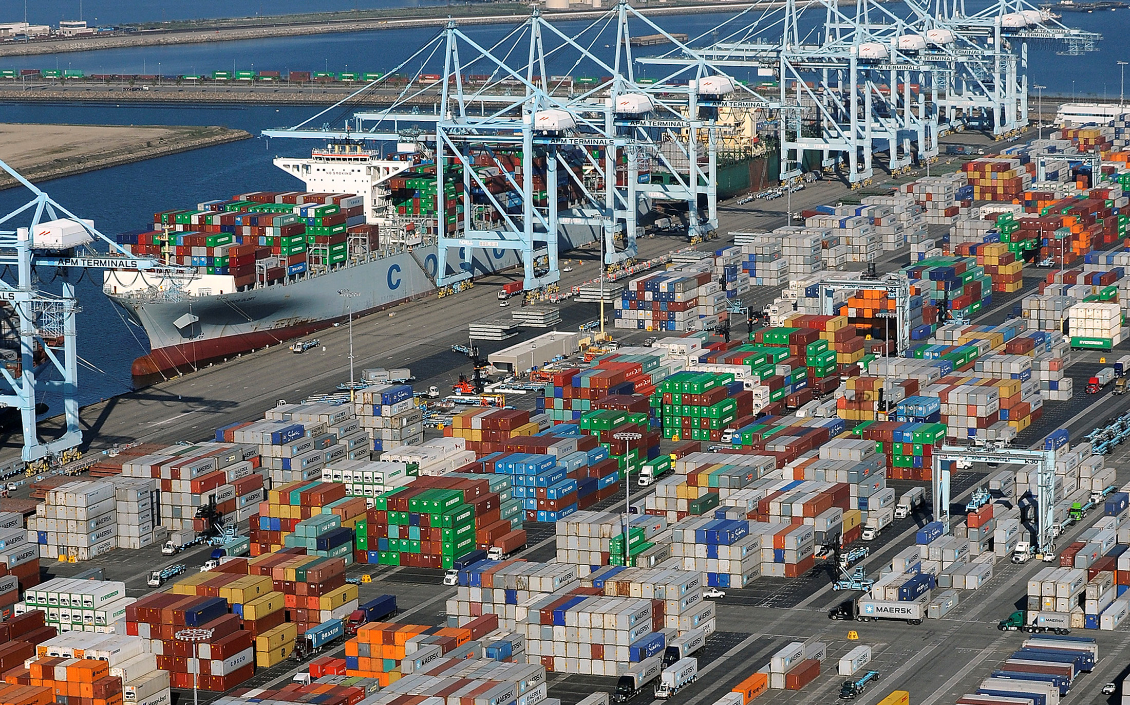 Ships backlogged at the largest US ports putting more strain on supply chains