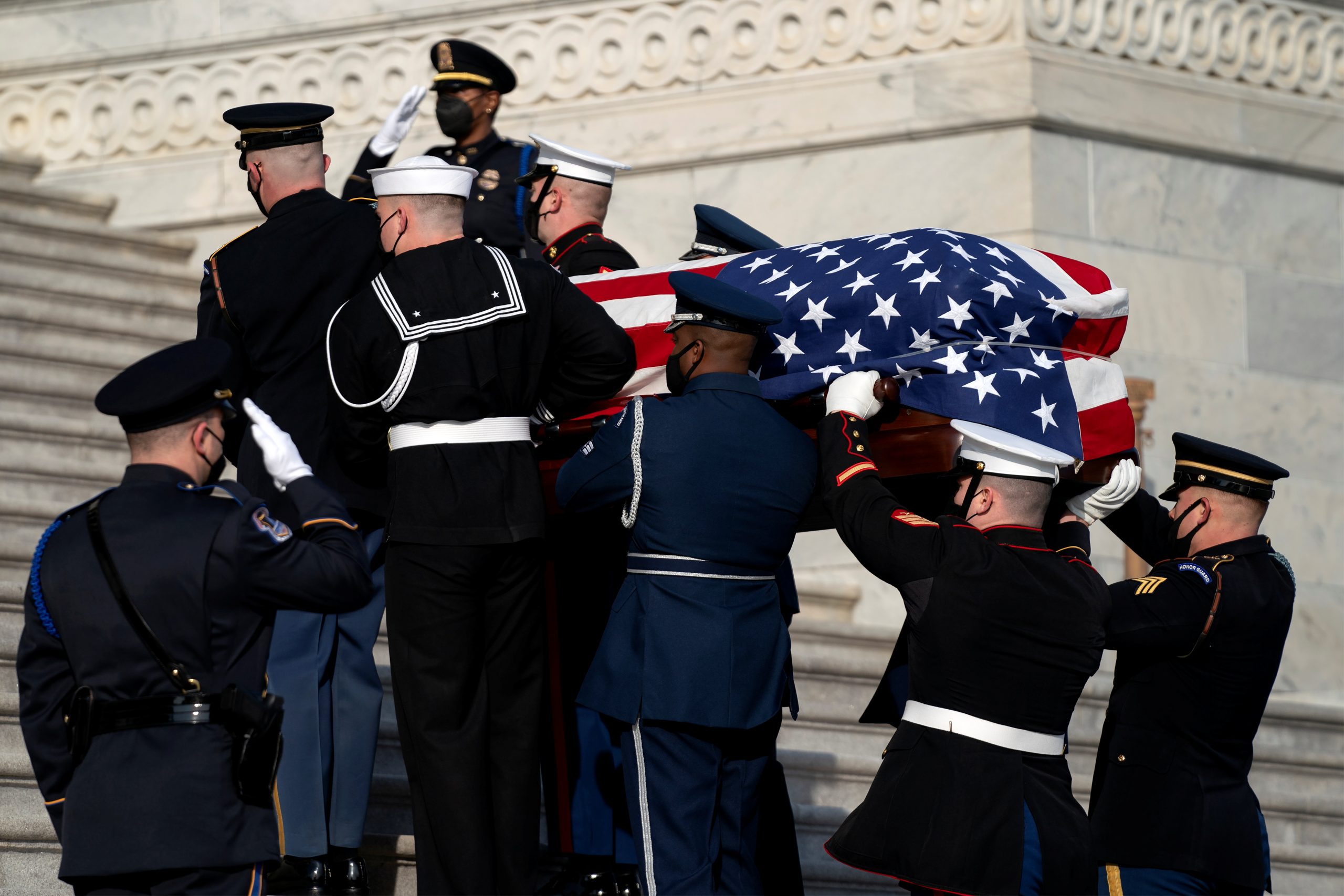 Former U.S. senator, presidential candidate Bob Dole lies in state in Capitol