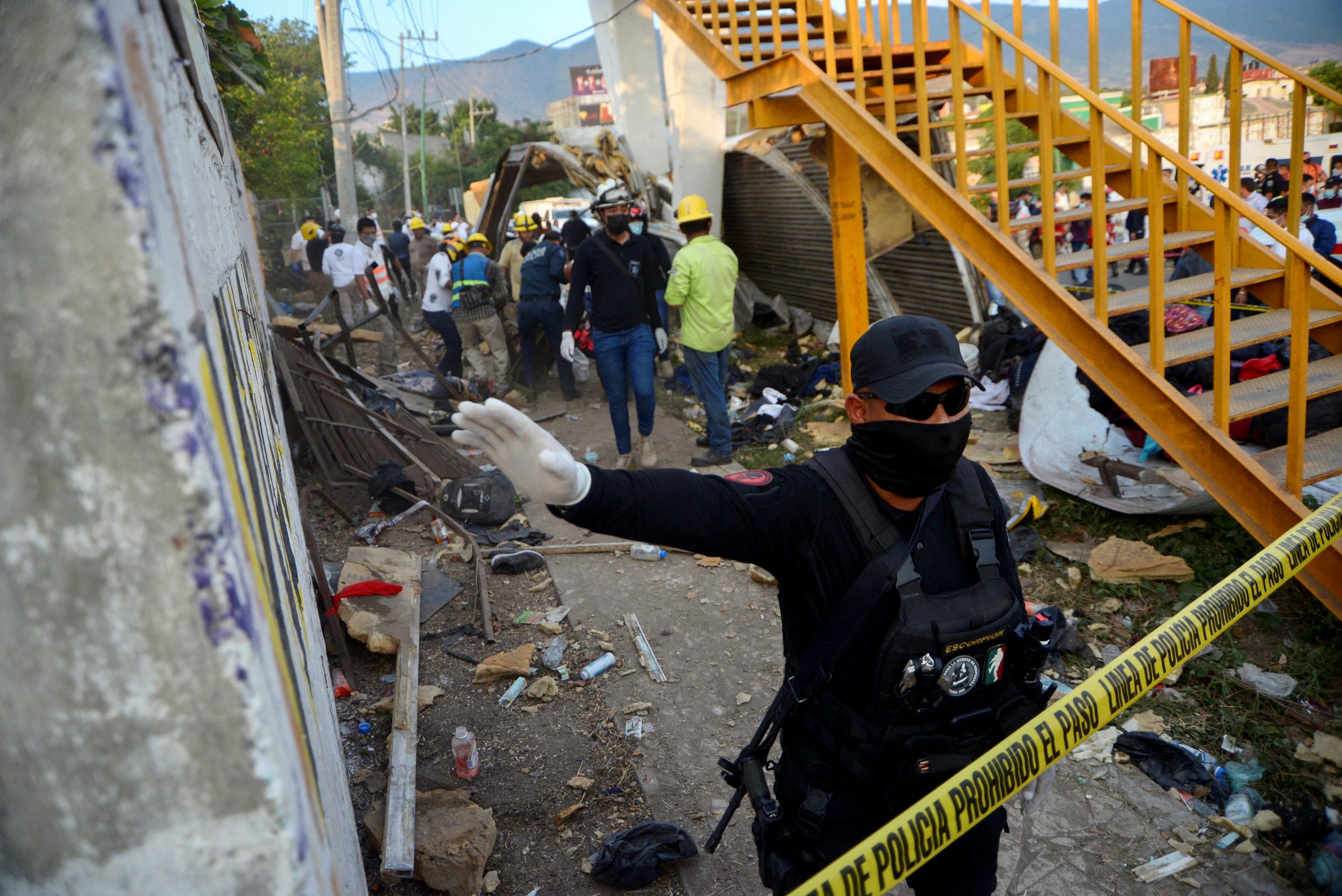 Migrant truck crashes in Mexico killing 54