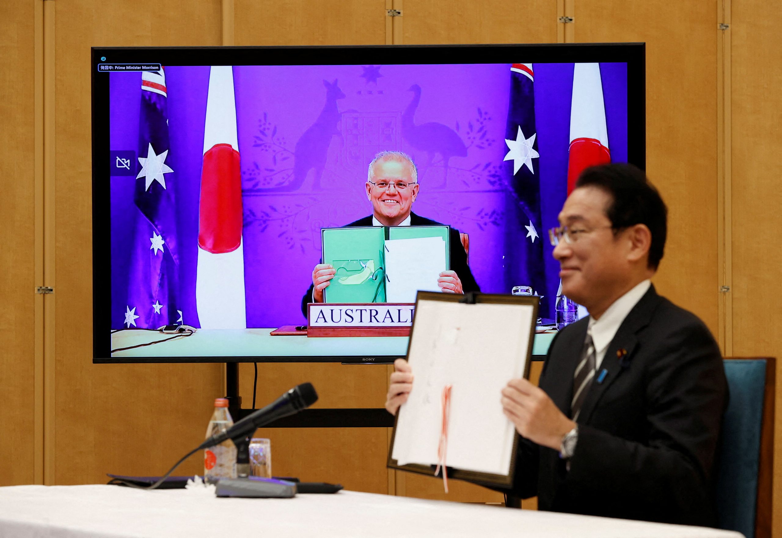 Australia and Japan sign defense pact for ‘a free and open Indo-Pacific’