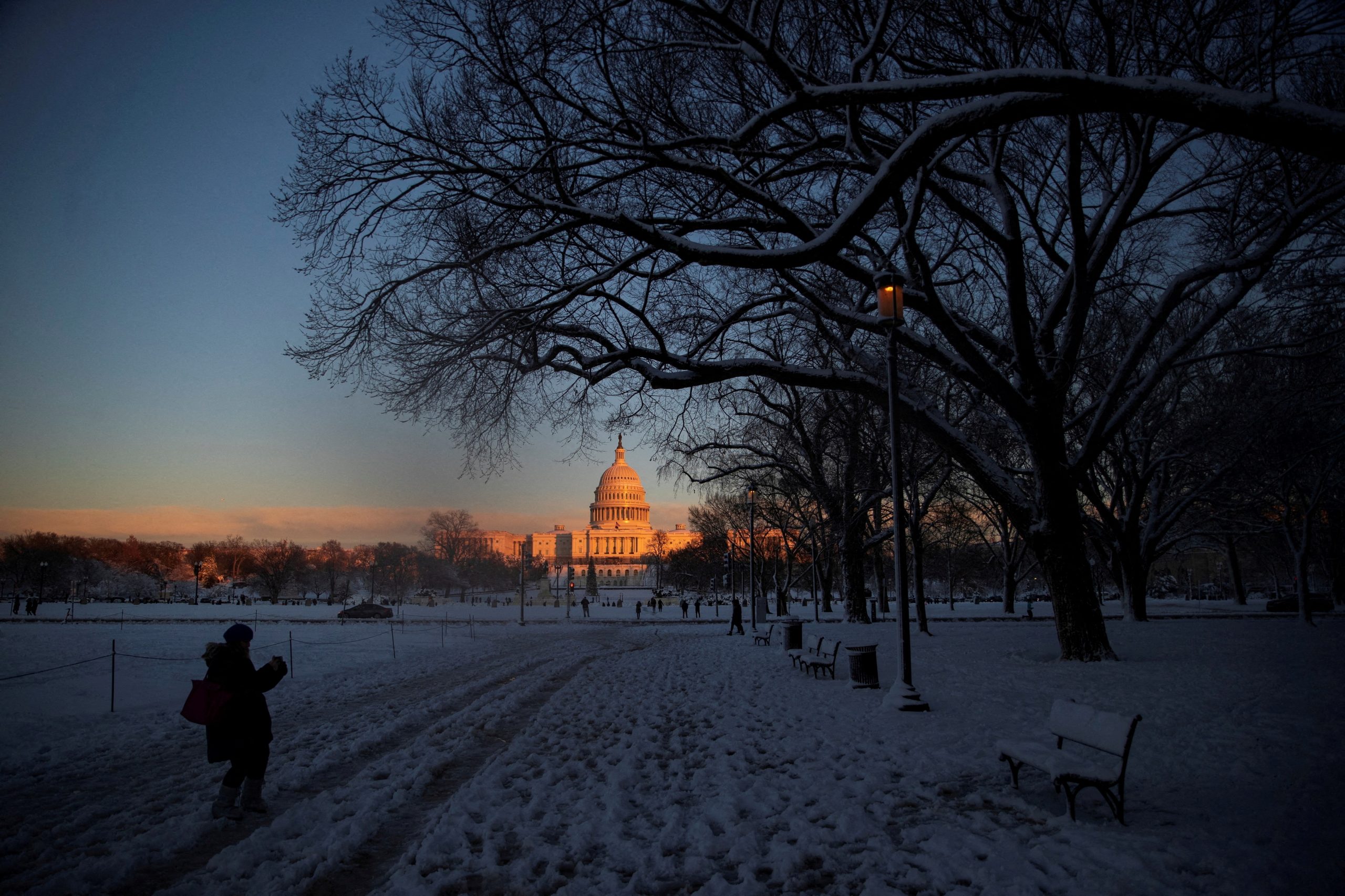 Bomb cyclone dresses Northeast in snow