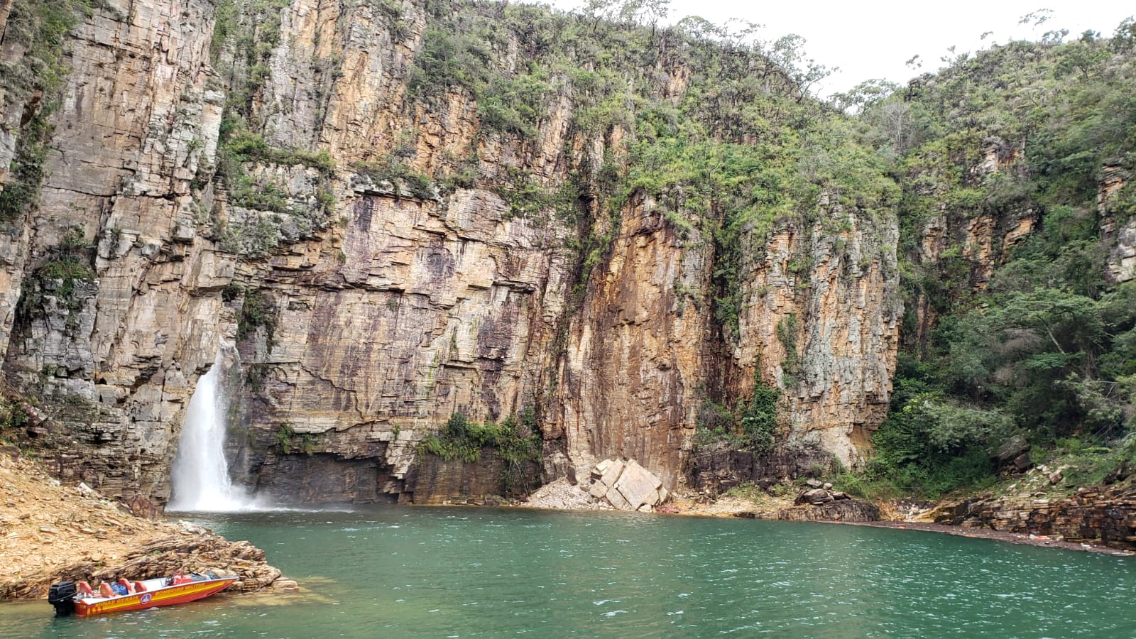 Ten dead after rock face collapse at Brazilian waterfall