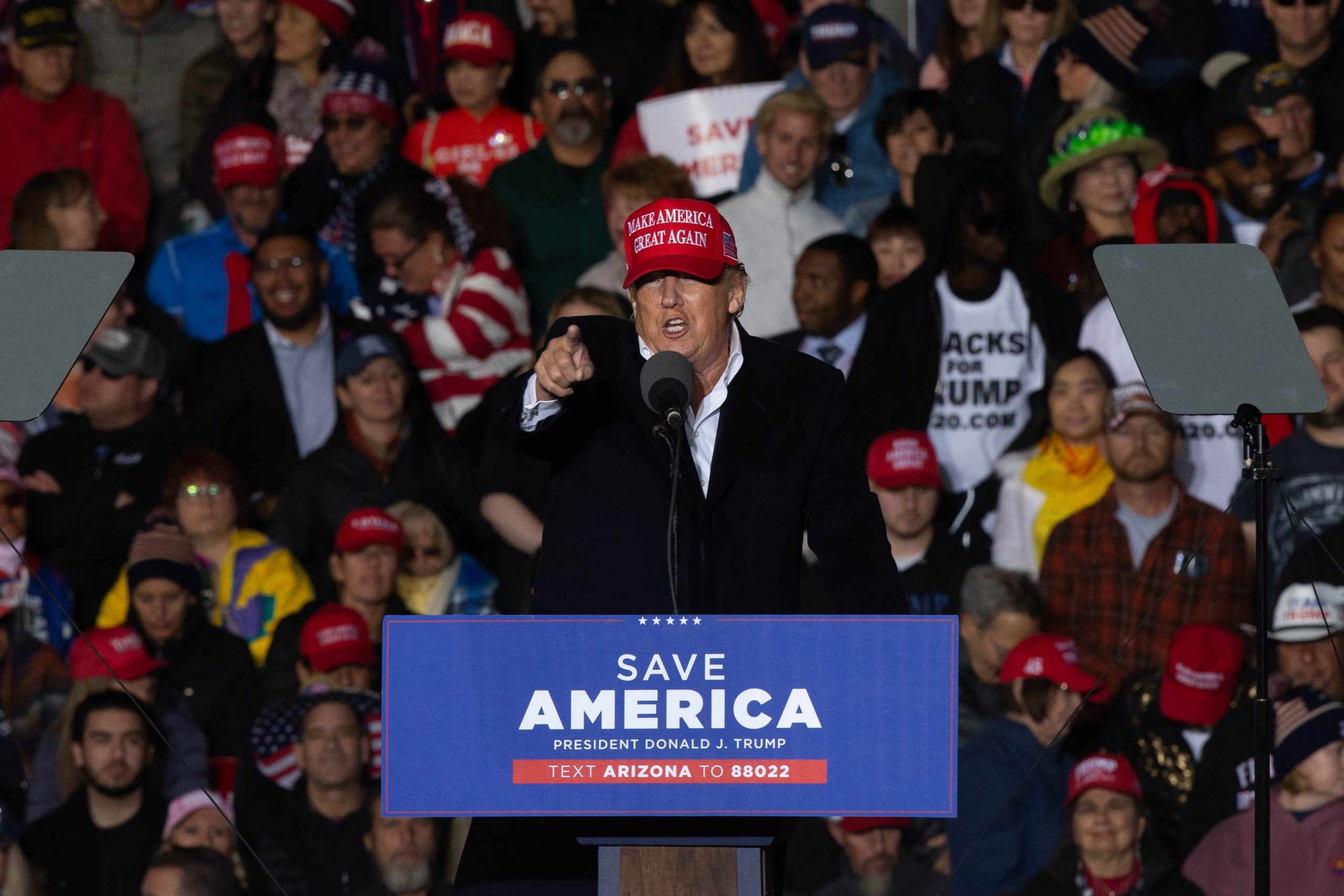 Trump hints 2024 presidential run at ‘Save America’ rally Saturday