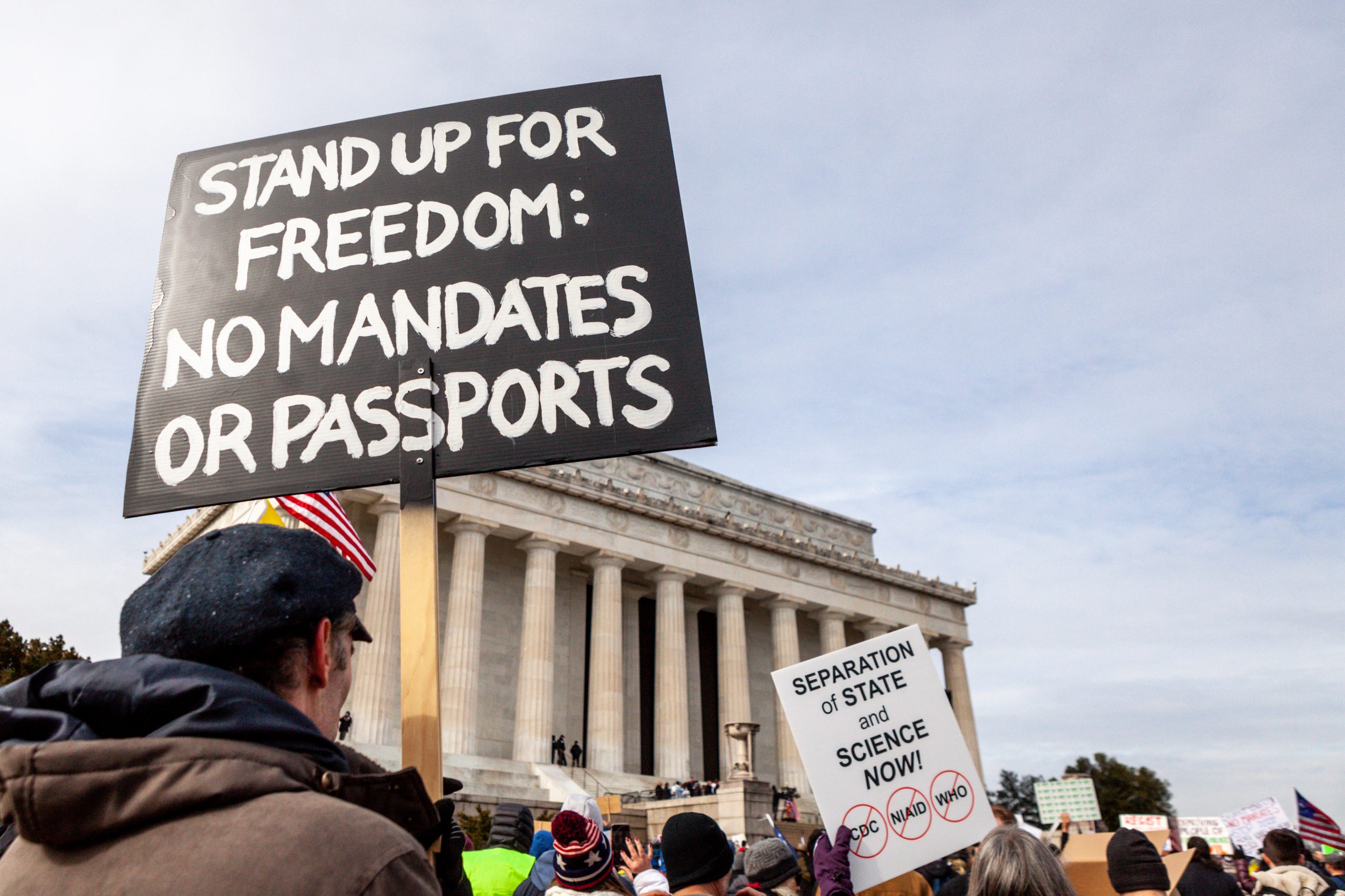 30,000+ marched in D.C. to protest vax mandates Sunday