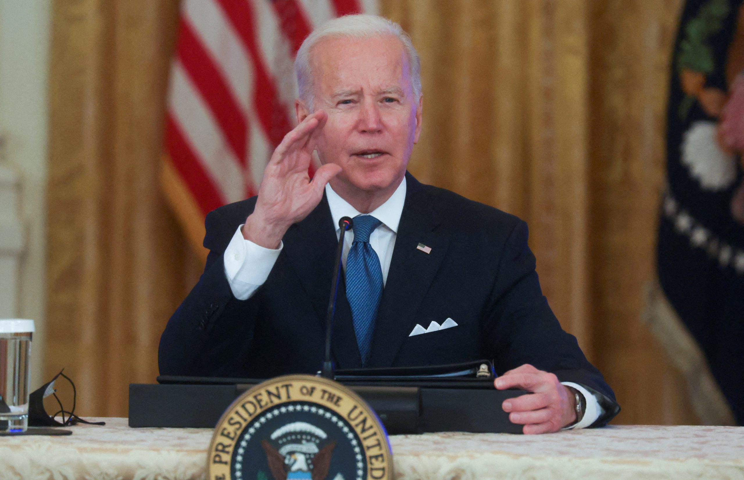 Biden caught on hot mic using explicative to insult journalist