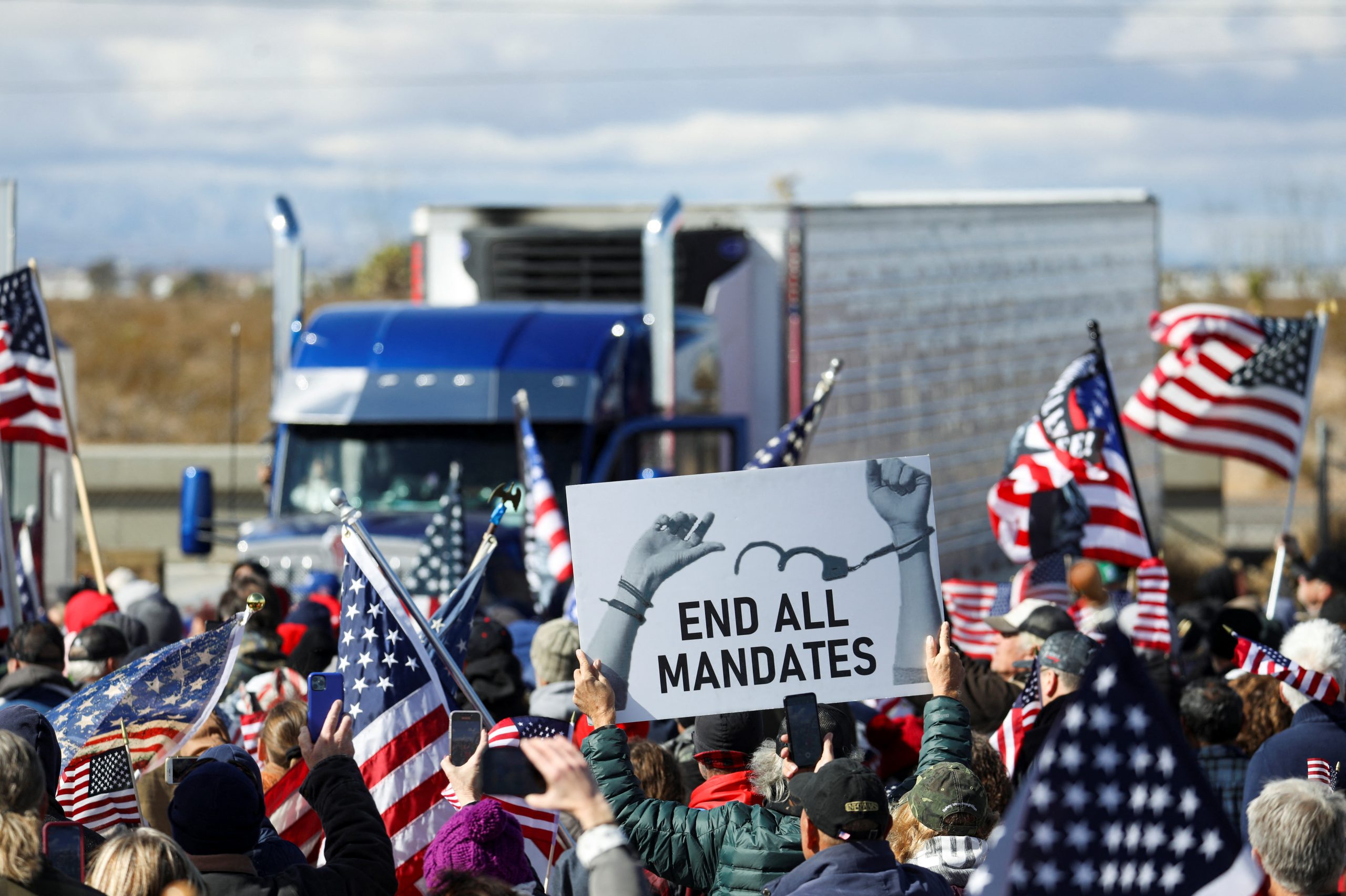 CA-DC: ‘People’s Convoy’ is officially underway, and some Democrats are concerned