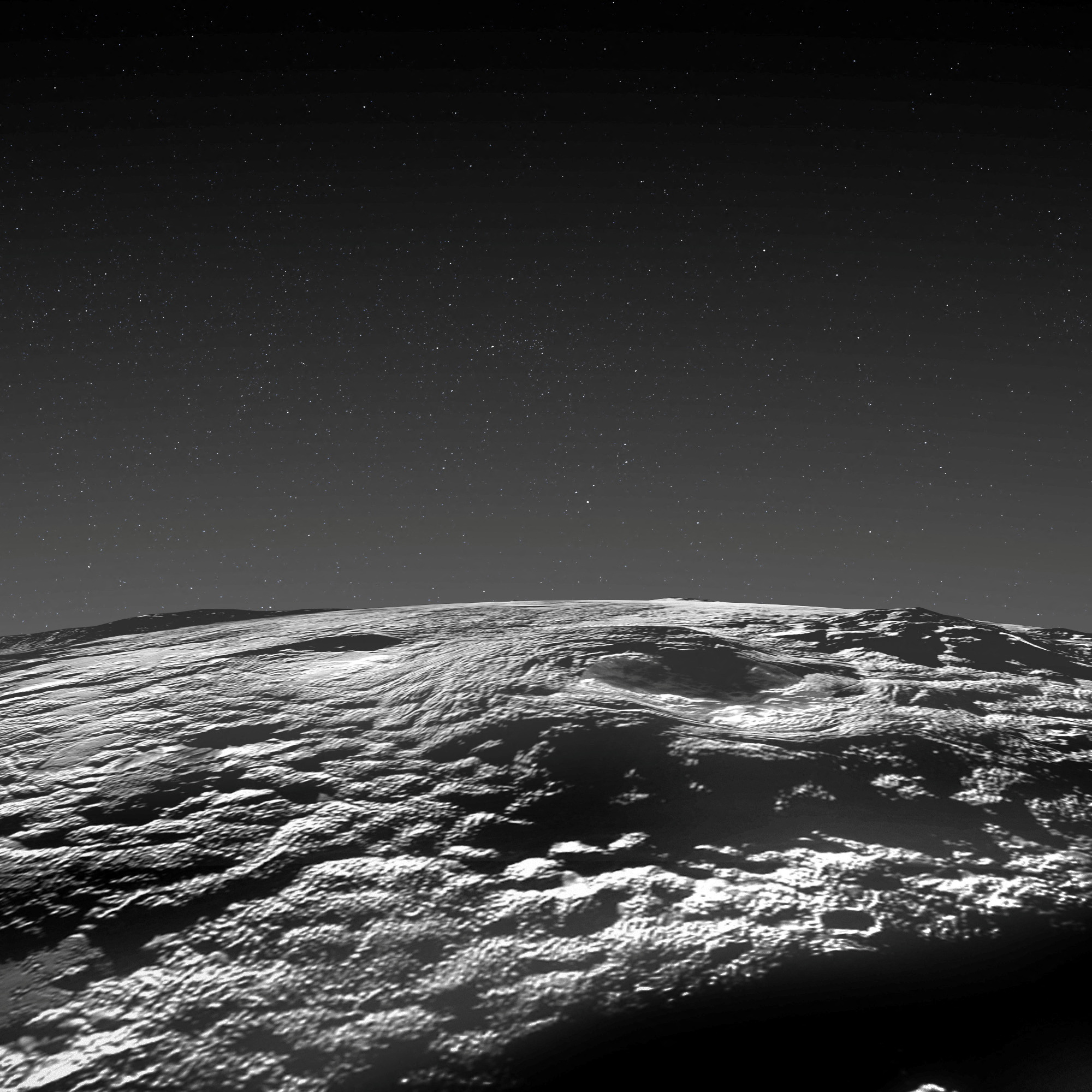 Towering ice volcanoes identified on surprisingly vibrant Pluto