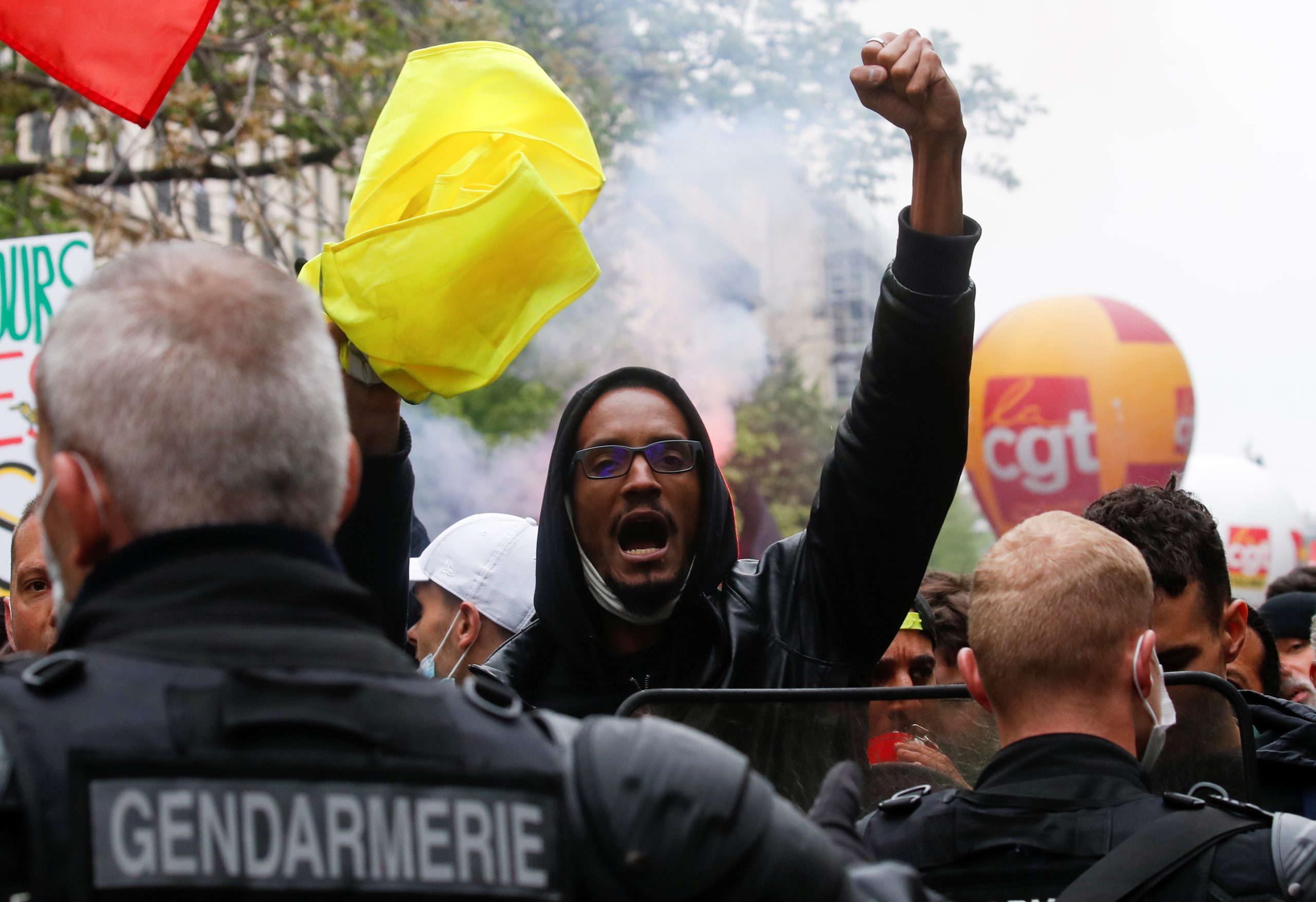 May Day marchers in France put pressure on re-elected Macron