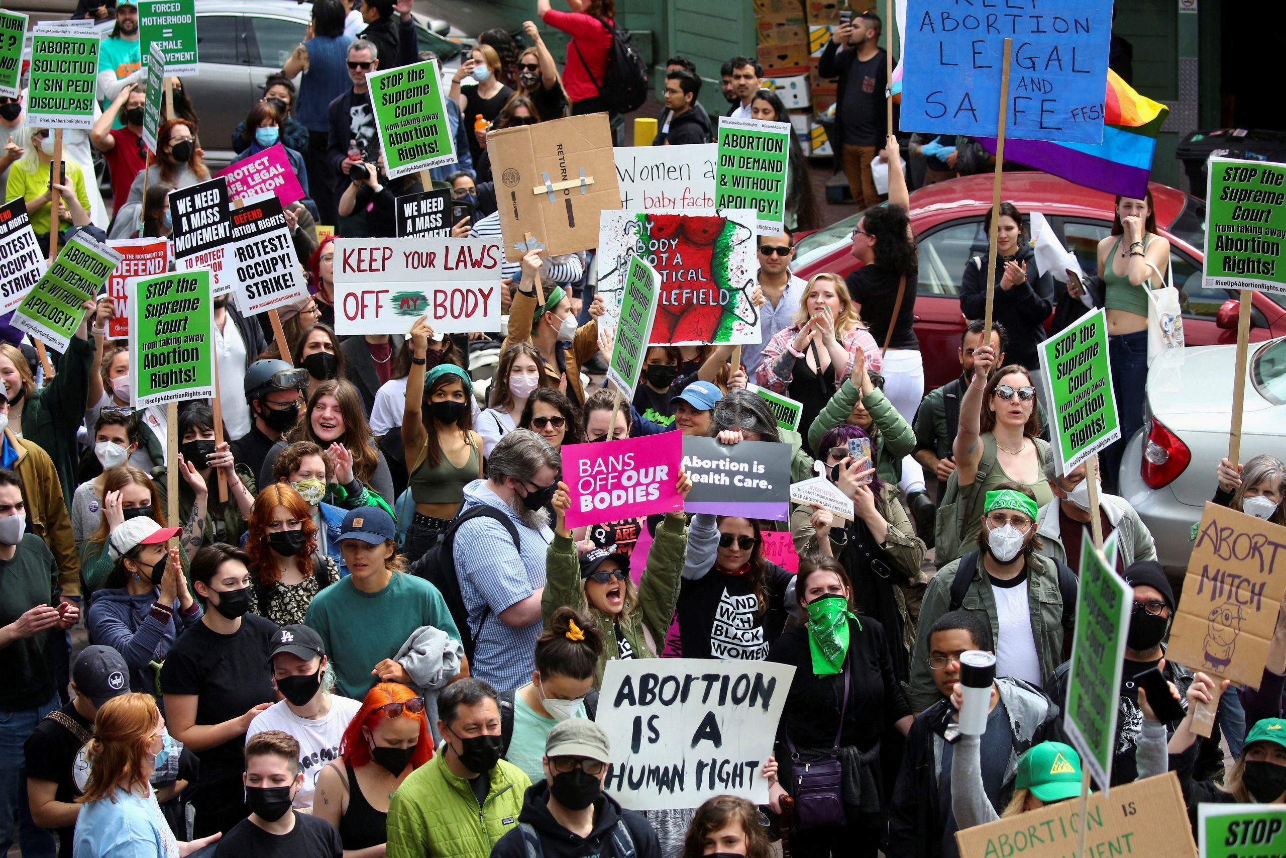 Abortion advocates take to nation’s streets, vow to be ‘ungovernable’