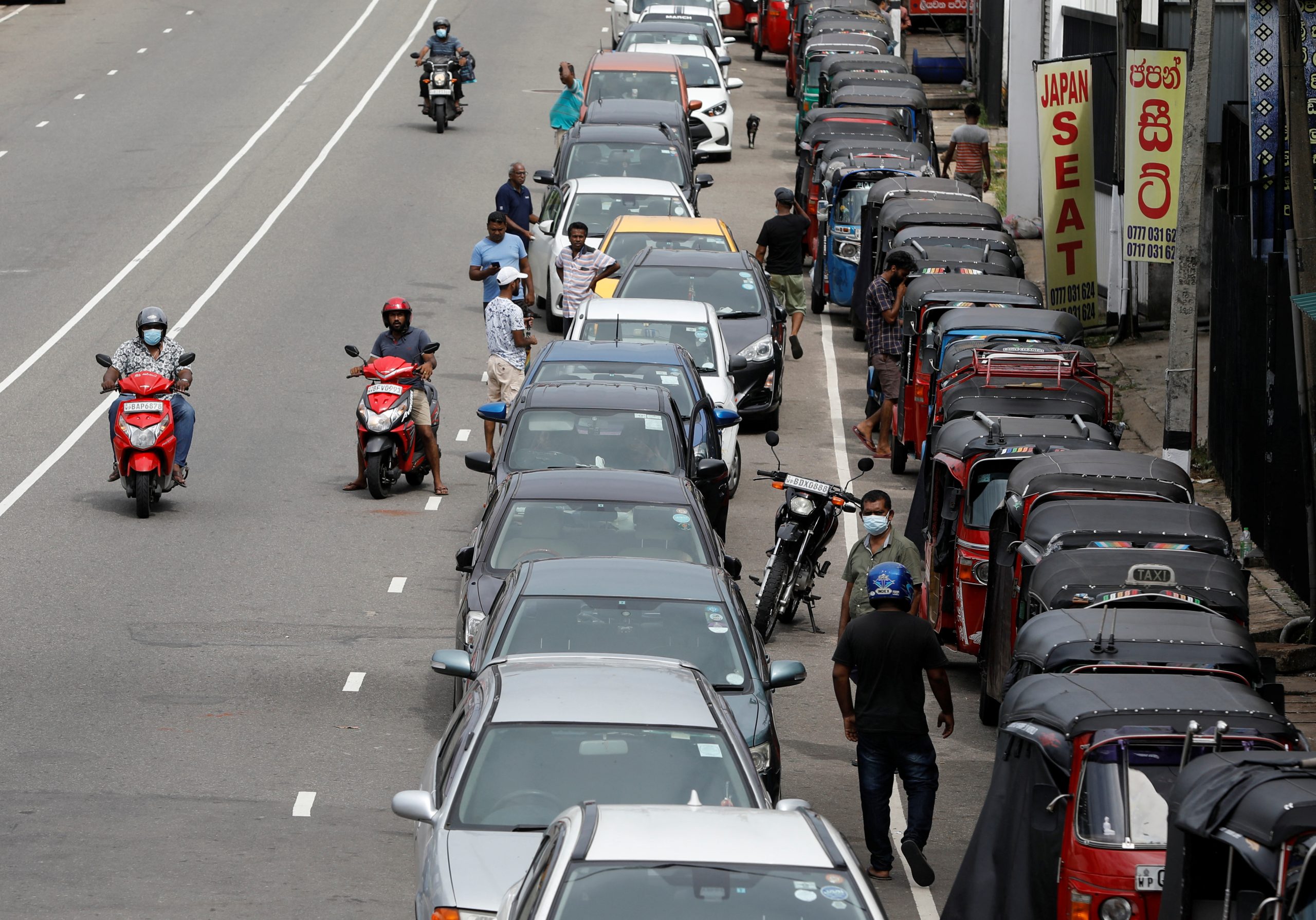 Sri Lanka down to last day of petrol, PM tells crisis-hit nation