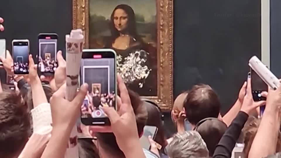 Climate activist vandalizes Mona Lisa