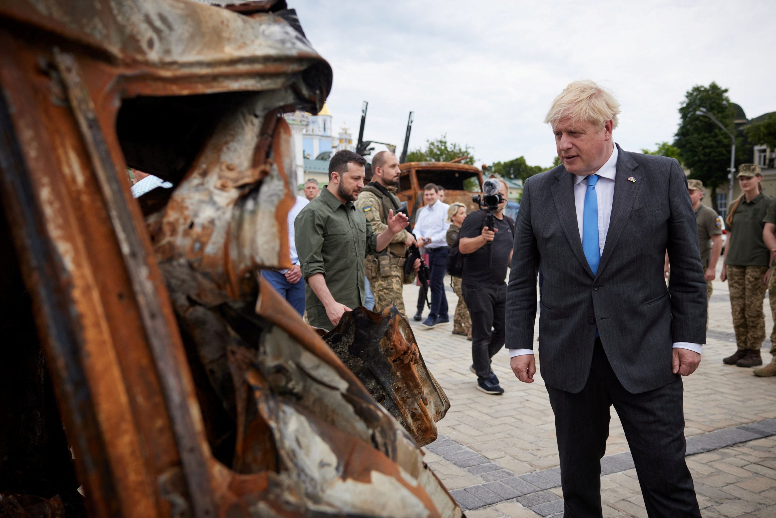 Ukraine-Russia Update: Johnson visits Kyiv to show support while Russia continues Donestk region assault