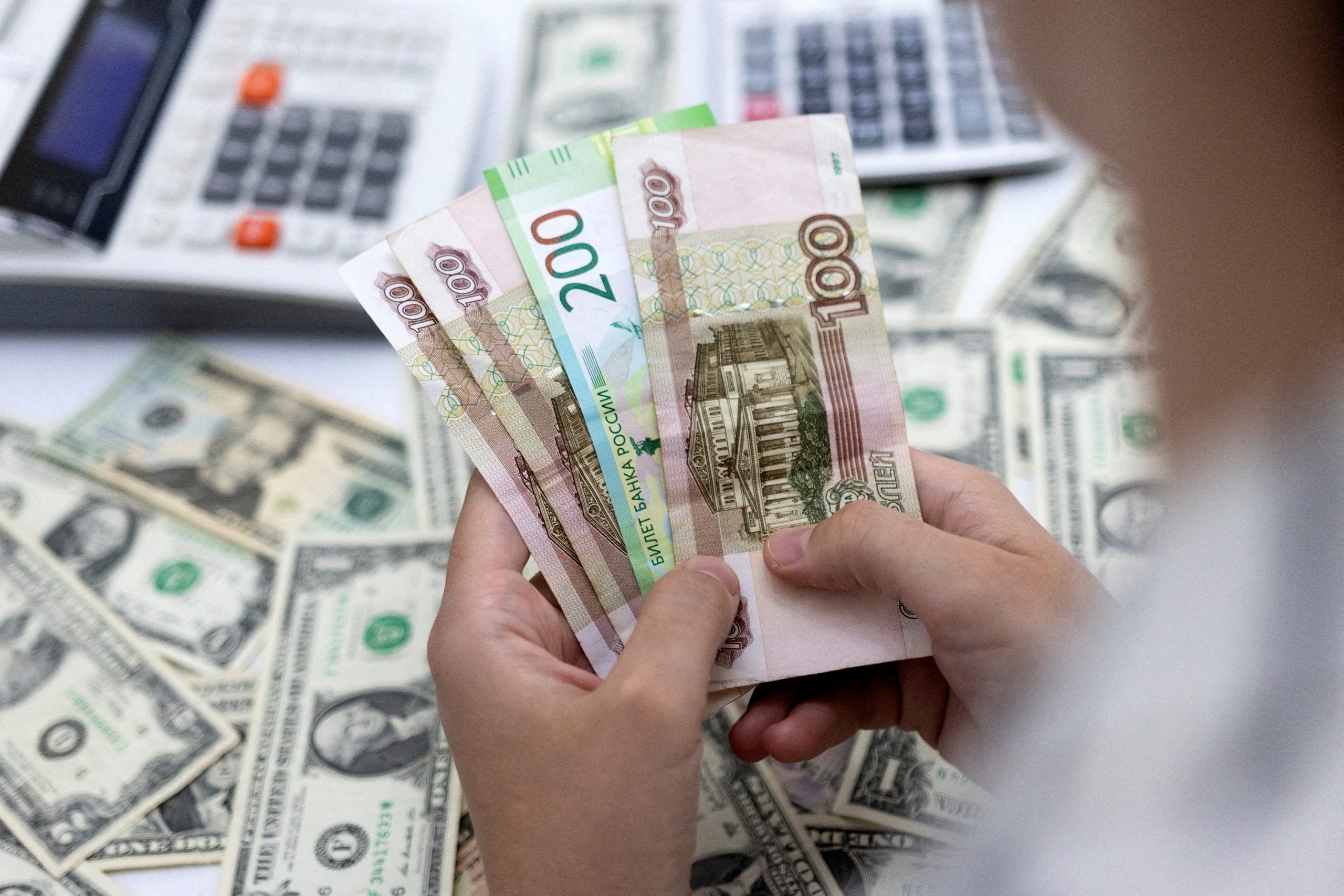 Russian ruble reaches 7-year high