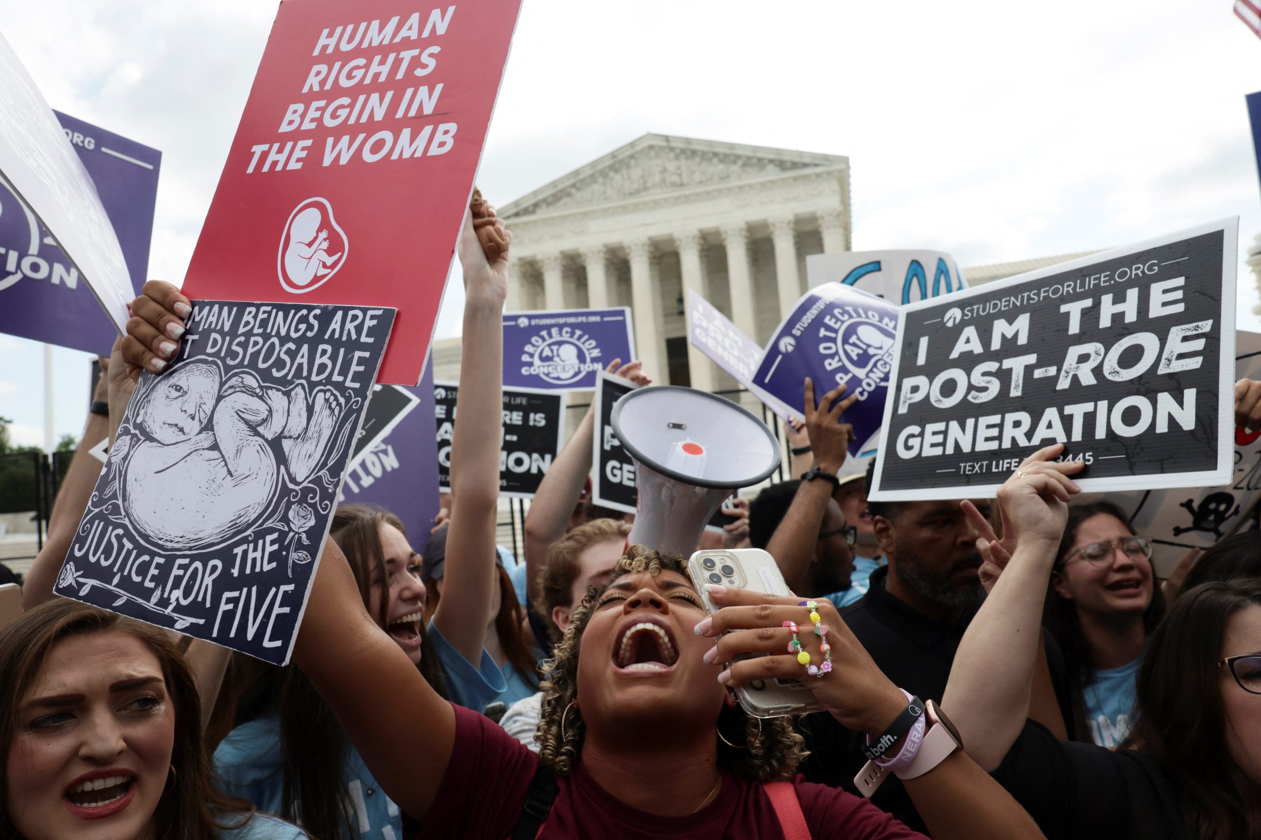 U.S. Supreme Court overturns abortion rights landmark