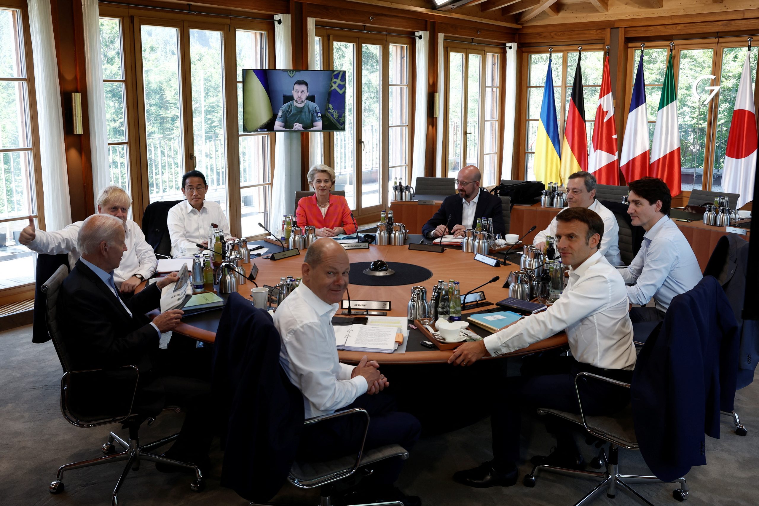 Ukraine War Update: G7 leaders talk sanctions, weapons, and a shirtless Putin; Russia renews strikes on Kyiv