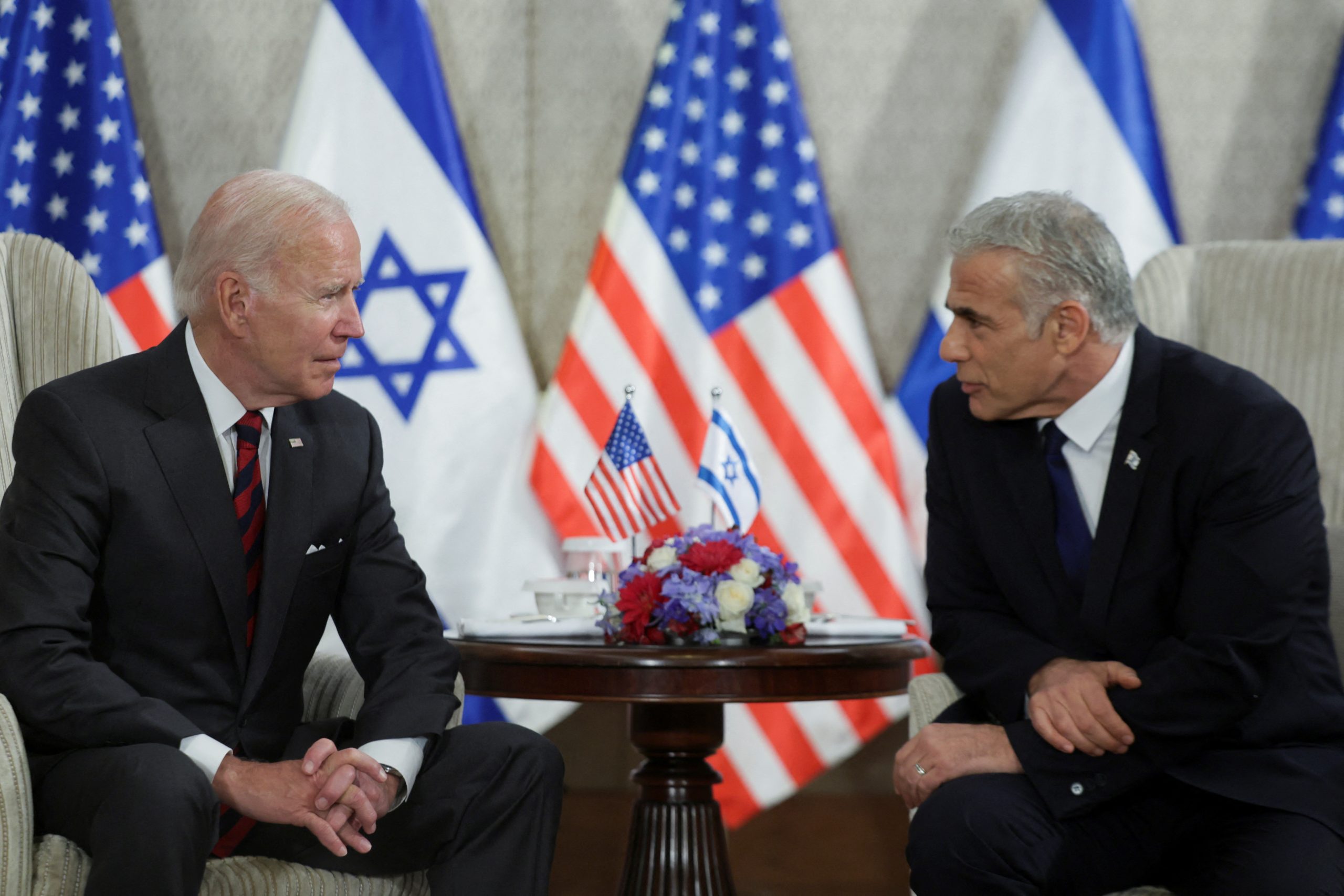 U.S., Israel sign joint pledge to deny Iran nukes after Biden says he would consider using force