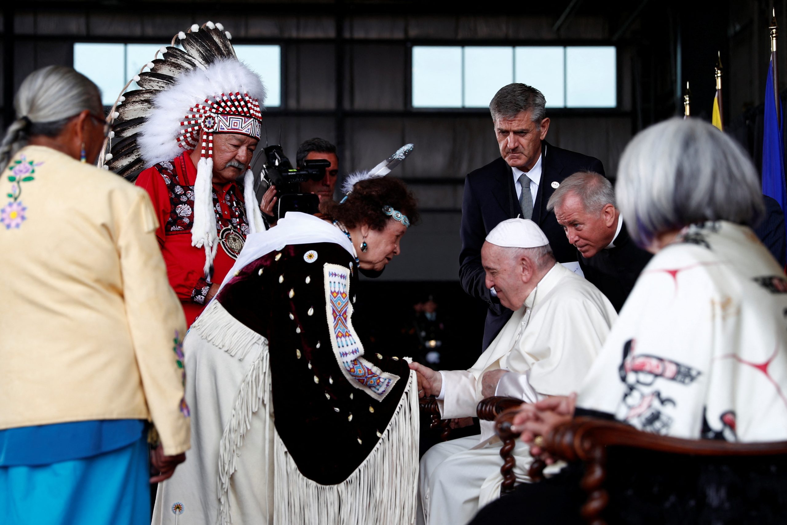 Pope Francis issues apology for past ‘deplorable’ actions against indigenous people