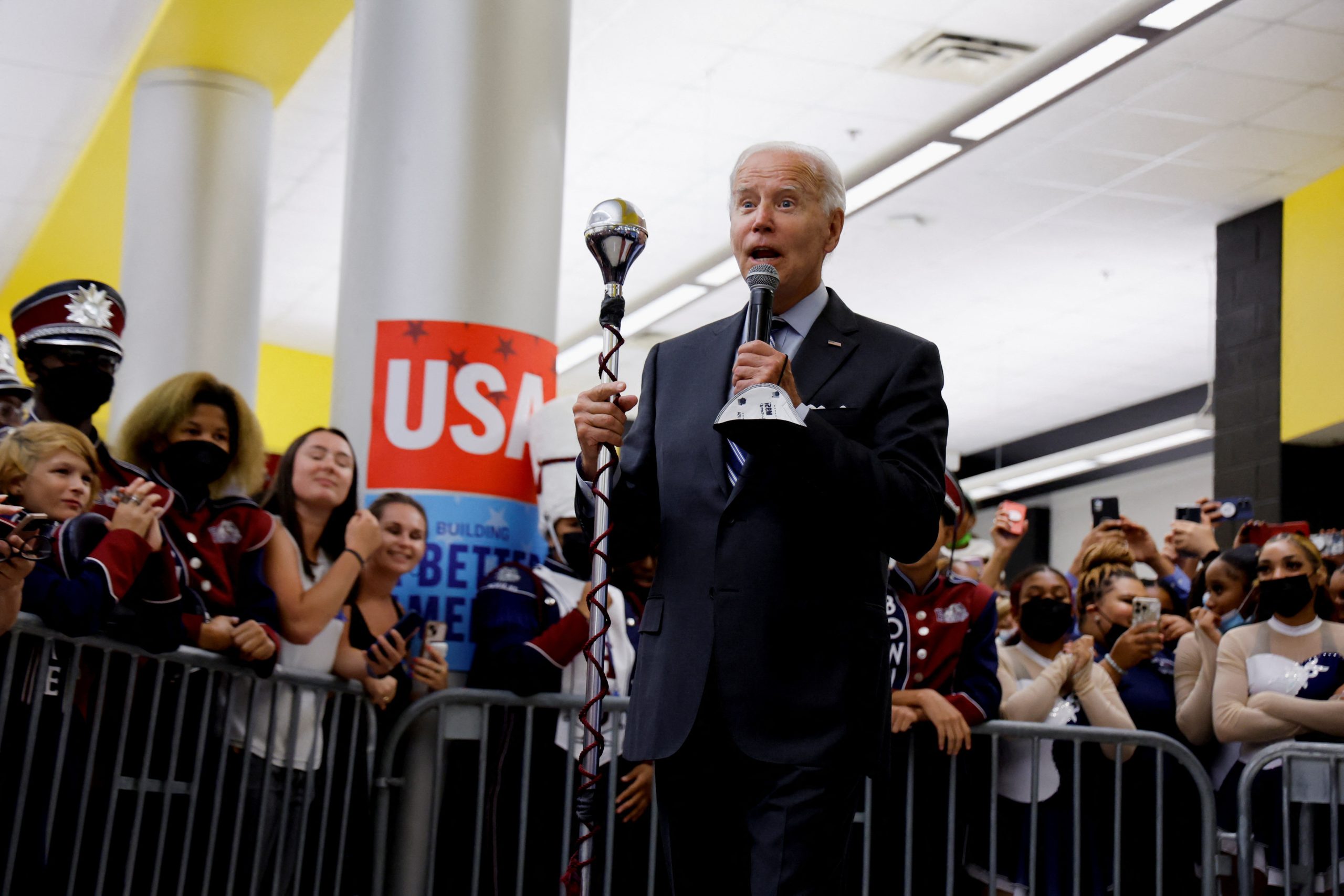 Biden holds rally, asks Republicans to shun ‘MAGA’, vote Democrat