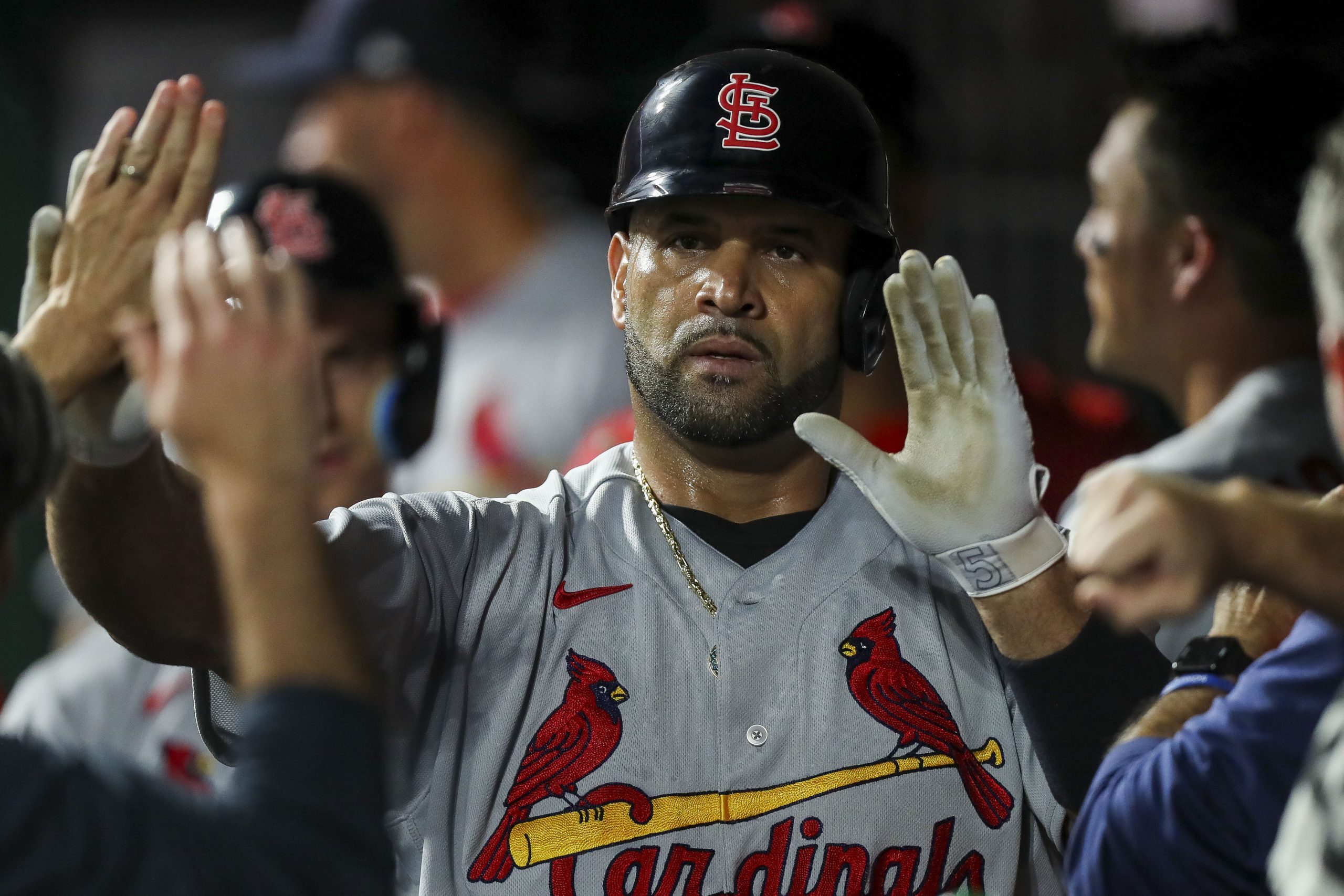 Pujols joins baseball’s 700-homer club