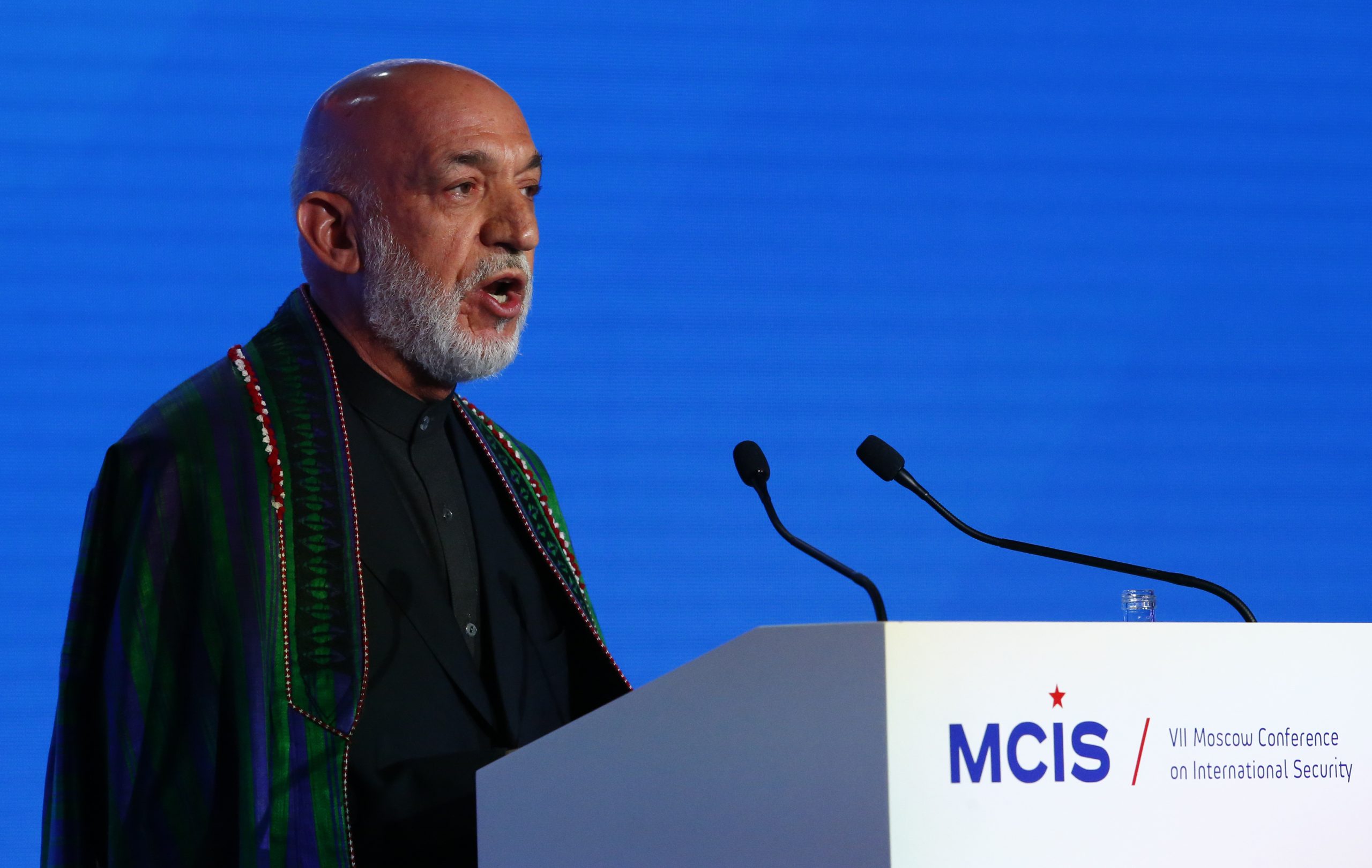 Former Afghan President Karzai tweets his support of protesting female students