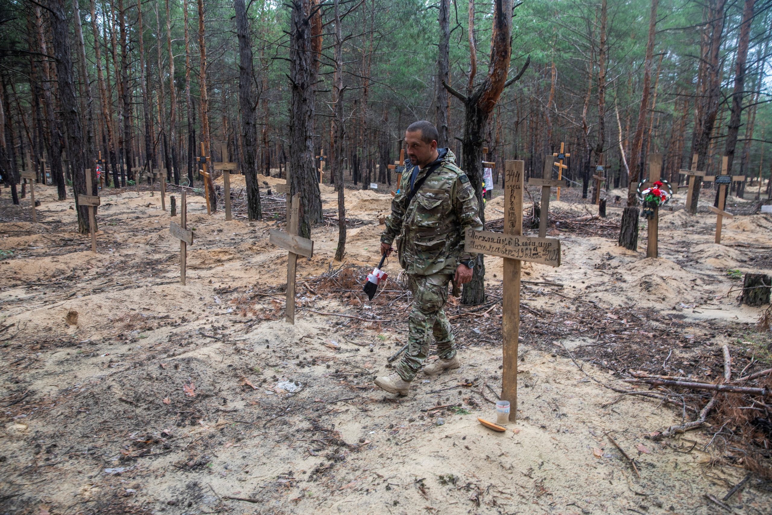 Ukraine update: Mass graves of hundreds of Ukrainians discovered; U.S. aid to Ukraine approaches $16 billion