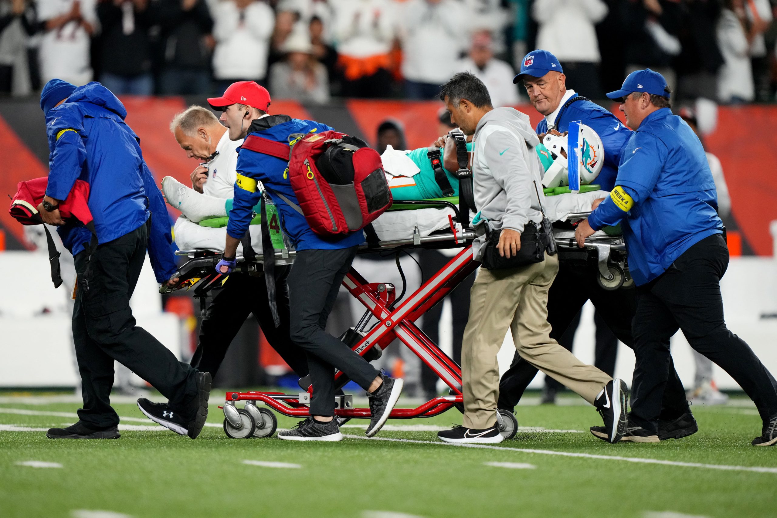 Tua Tagovailoa suffers another scary injury