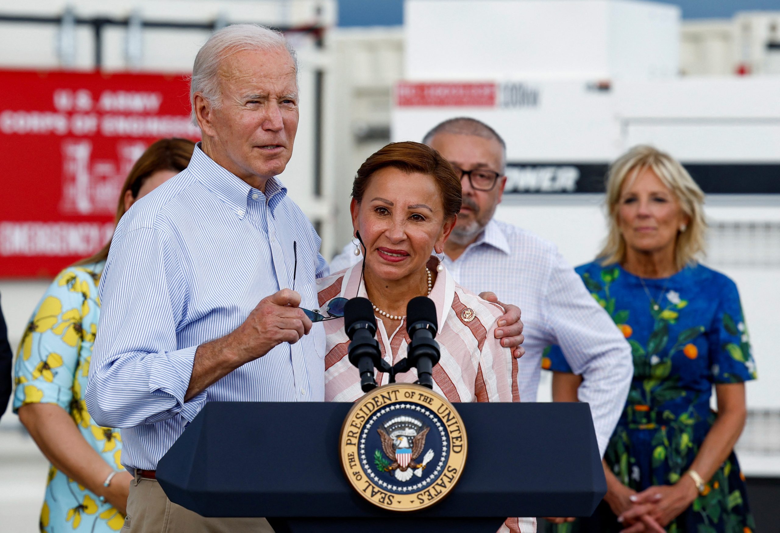 Biden pledges more than $60 million to hurricane-hit Puerto Rico