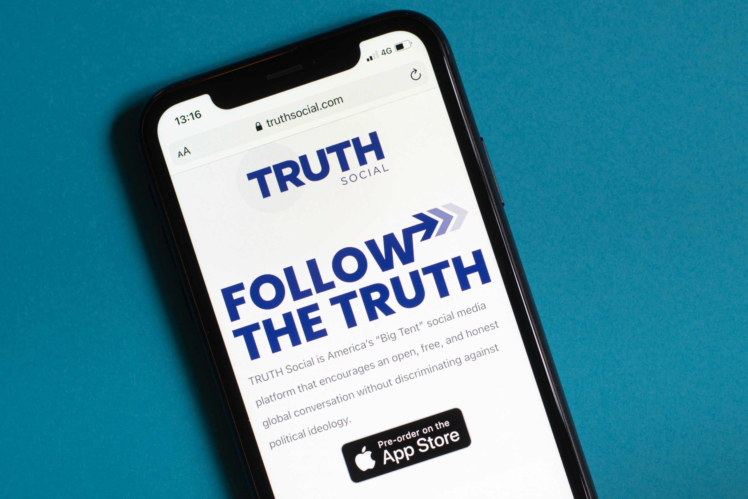 Trump’s ‘TRUTH Social’ platform becomes Apple’s top free app on first day