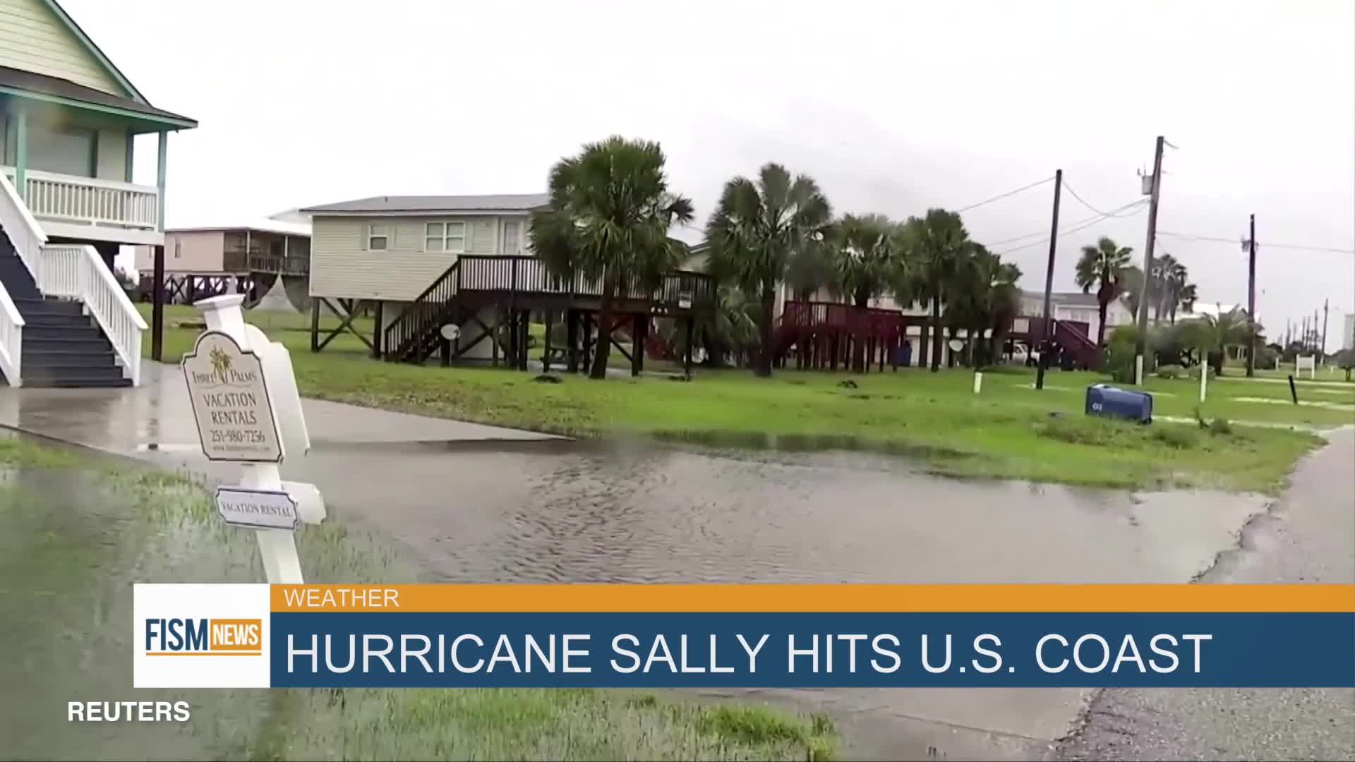 Hurricane Sally Hits U.S. Coast