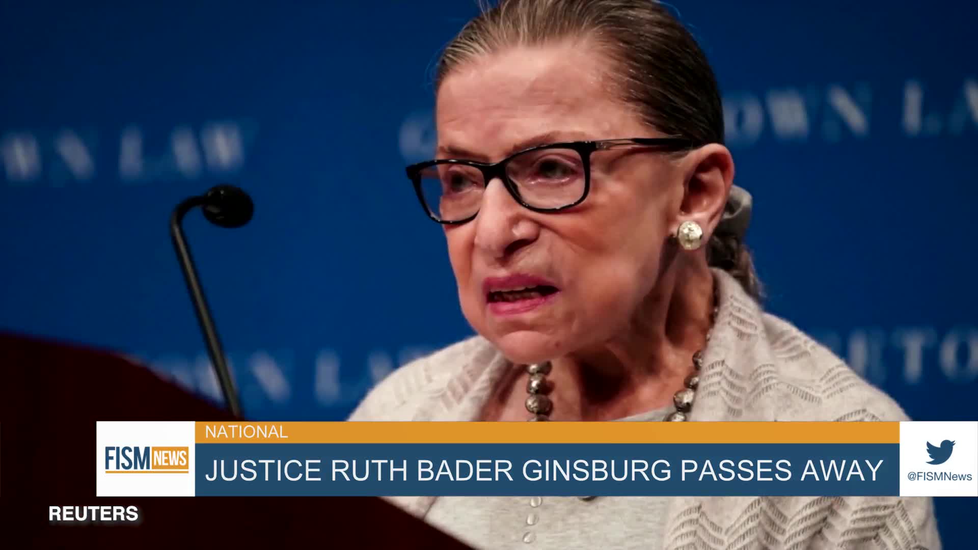 Justice Ruth Bader Ginsburg Passes Away