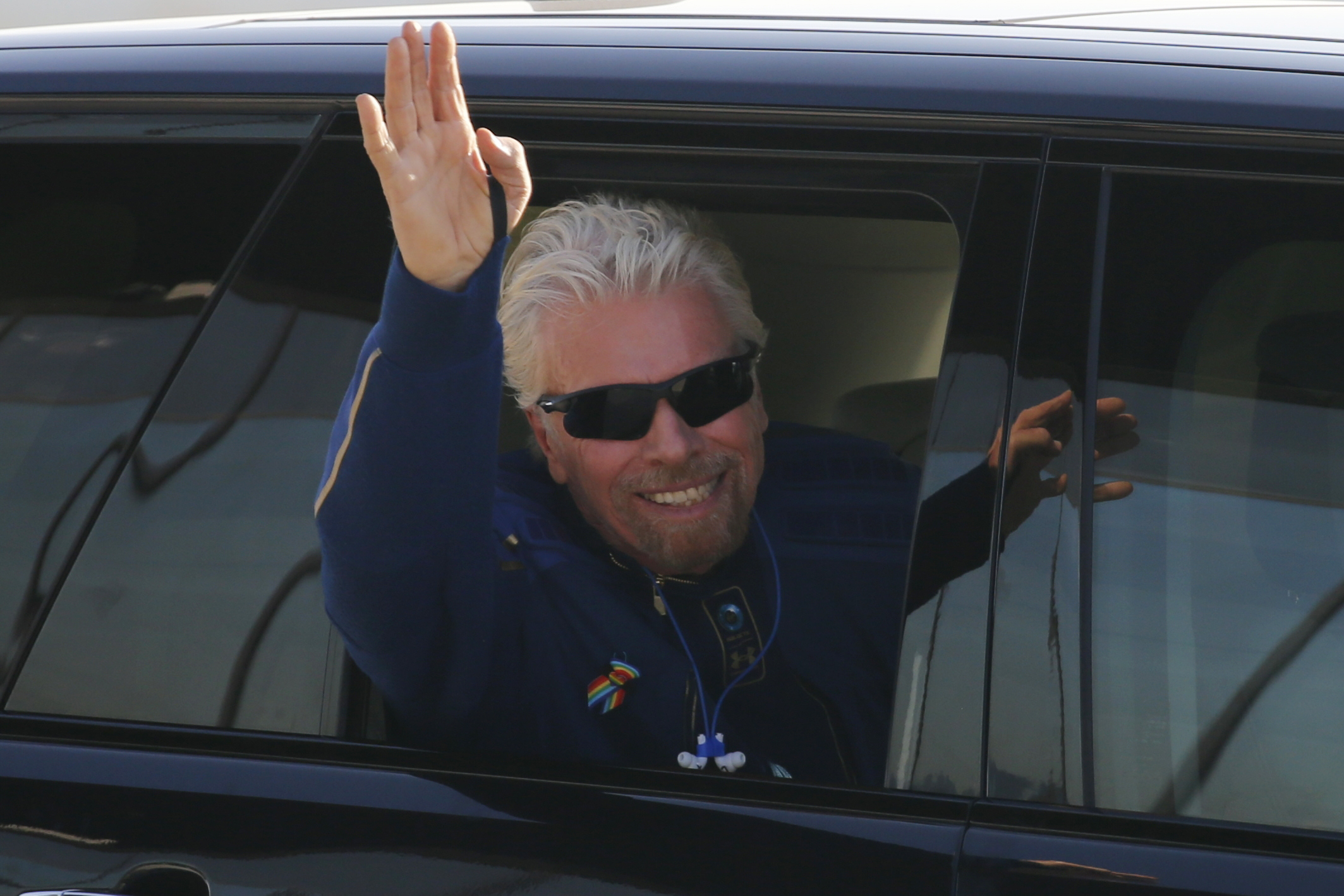 Billionaire Branson Soars to Space Aboard Virgin Galactic Flight