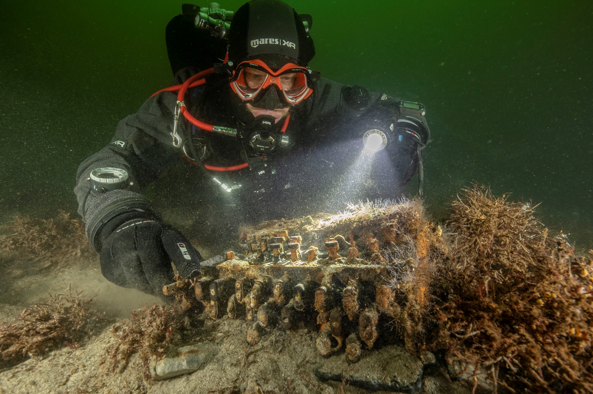 Divers Discover Nazi WW2 Enigma Machine In Baltic Sea