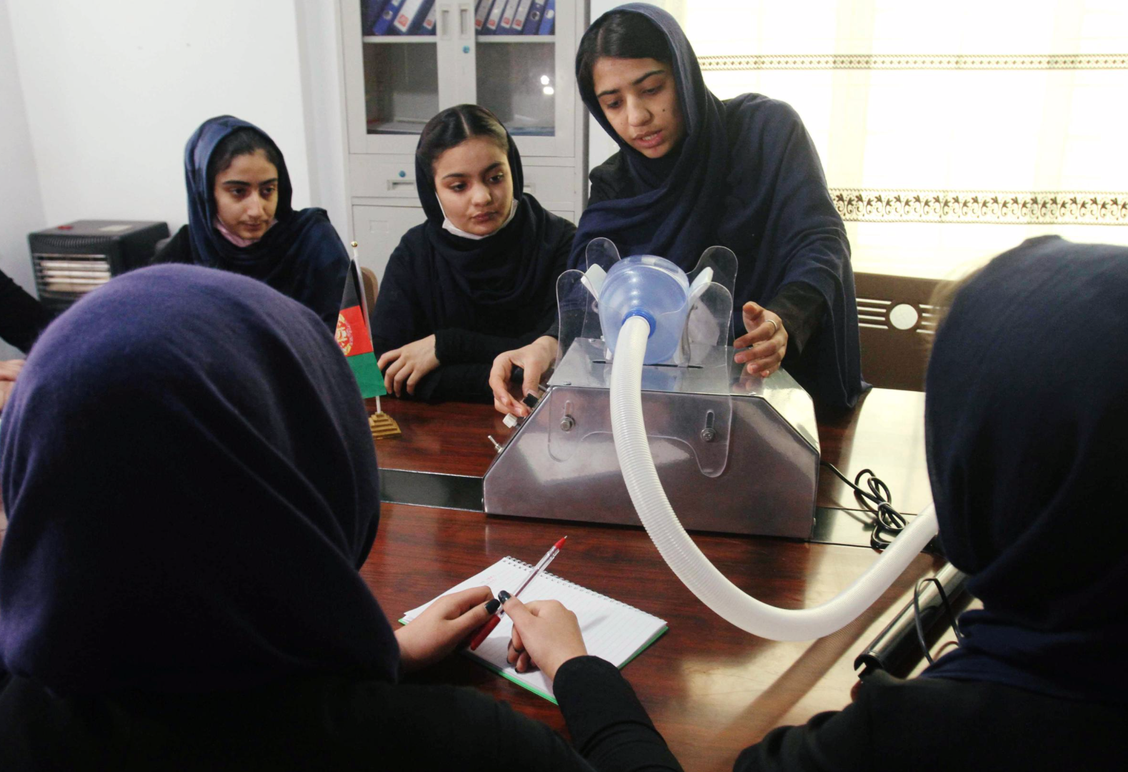 Afghan All-Girls Robotics Team Designs Low-Cost Ventilator To Treat Coronavirus Patients