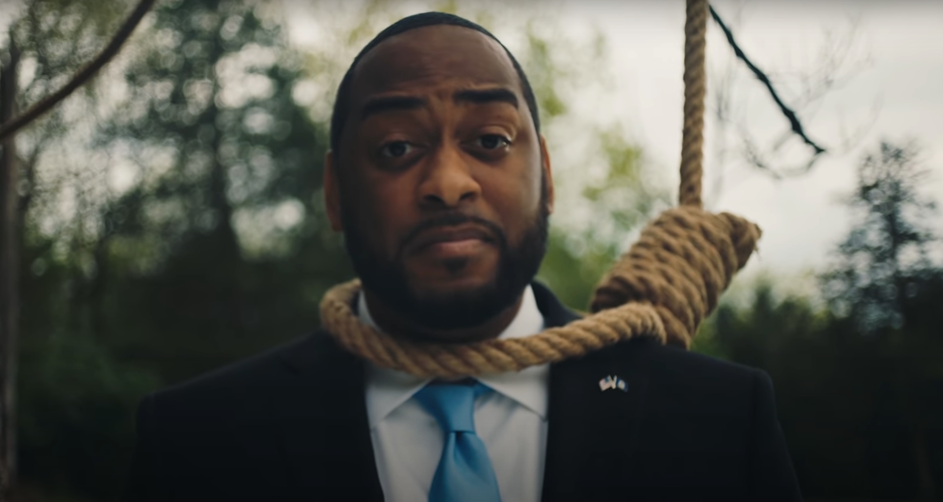 Kentucky Democratic Senate nominee wears noose in campaign ad, smears Rand Paul as racist